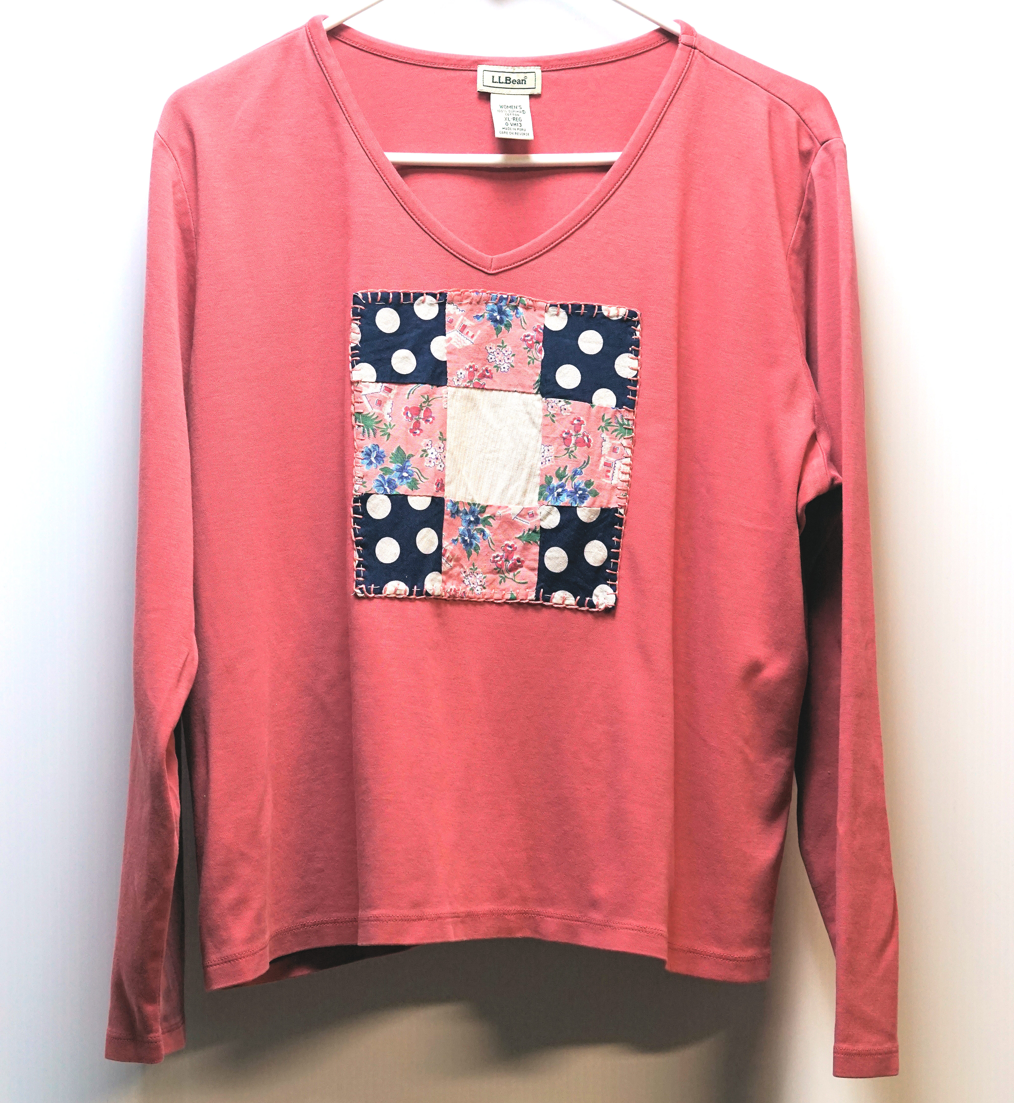 Peach Upcycled Adult Top 