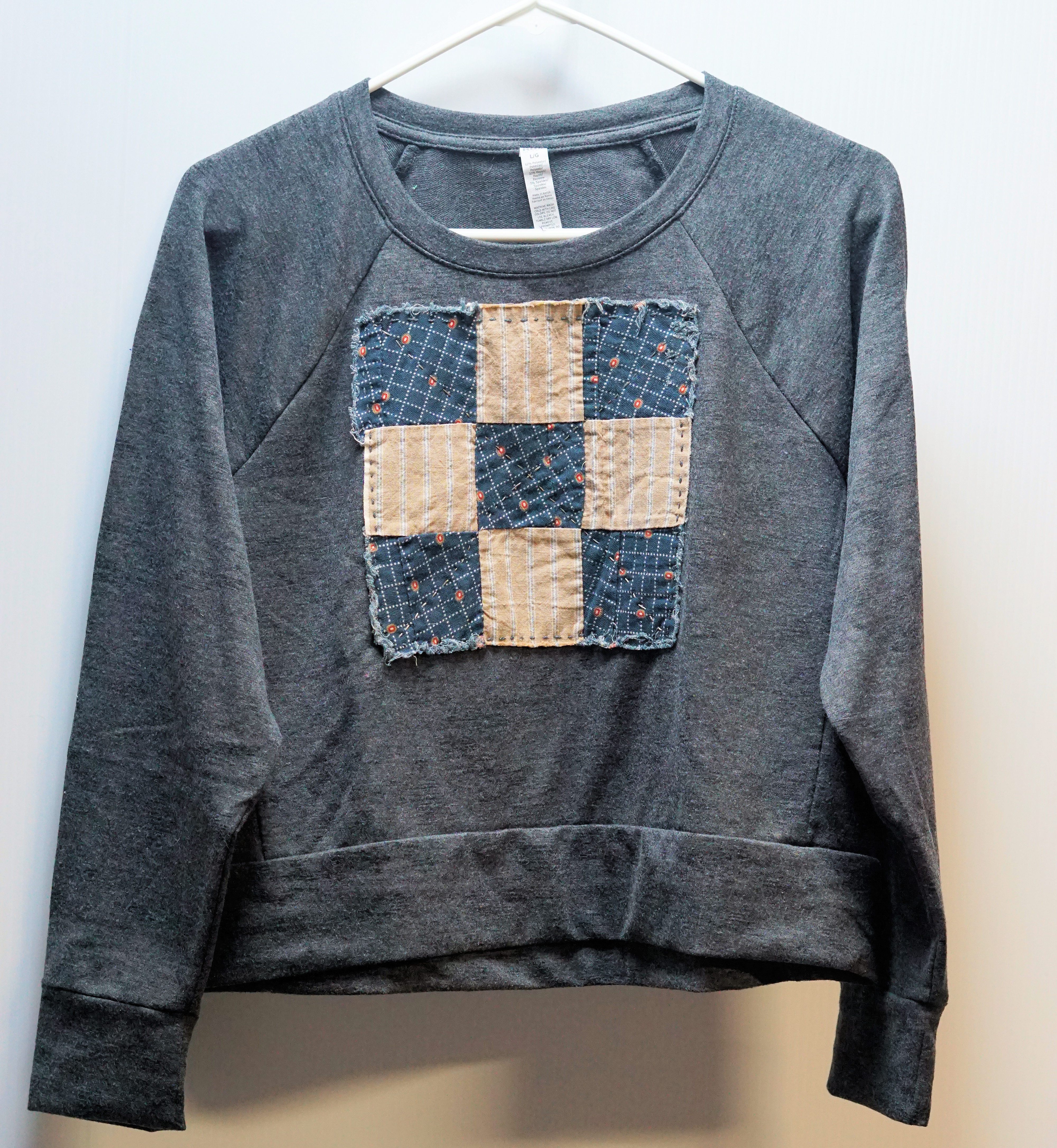 Grey Upcycled Adult Top
