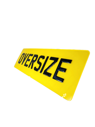Oversized Shaped Plate - Choose Your Lettering Style