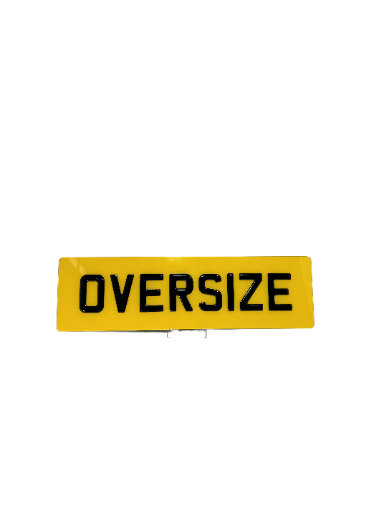 Oversized Shaped Plate - Choose Your Lettering Style