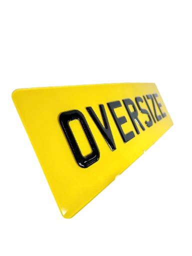 Oversized Shaped Plate - Choose Your Lettering Style