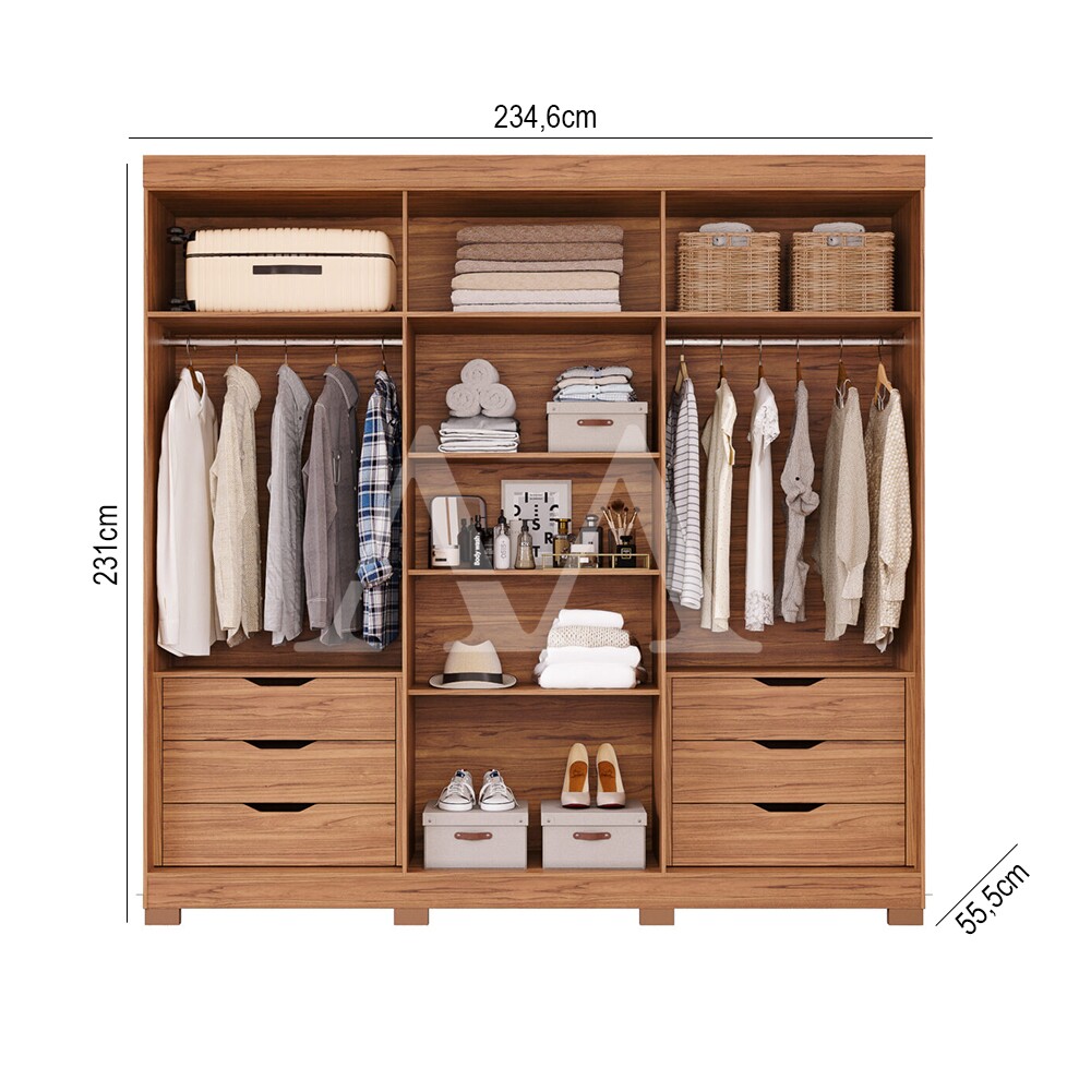 Roupeiro Cecília Slide Panan 