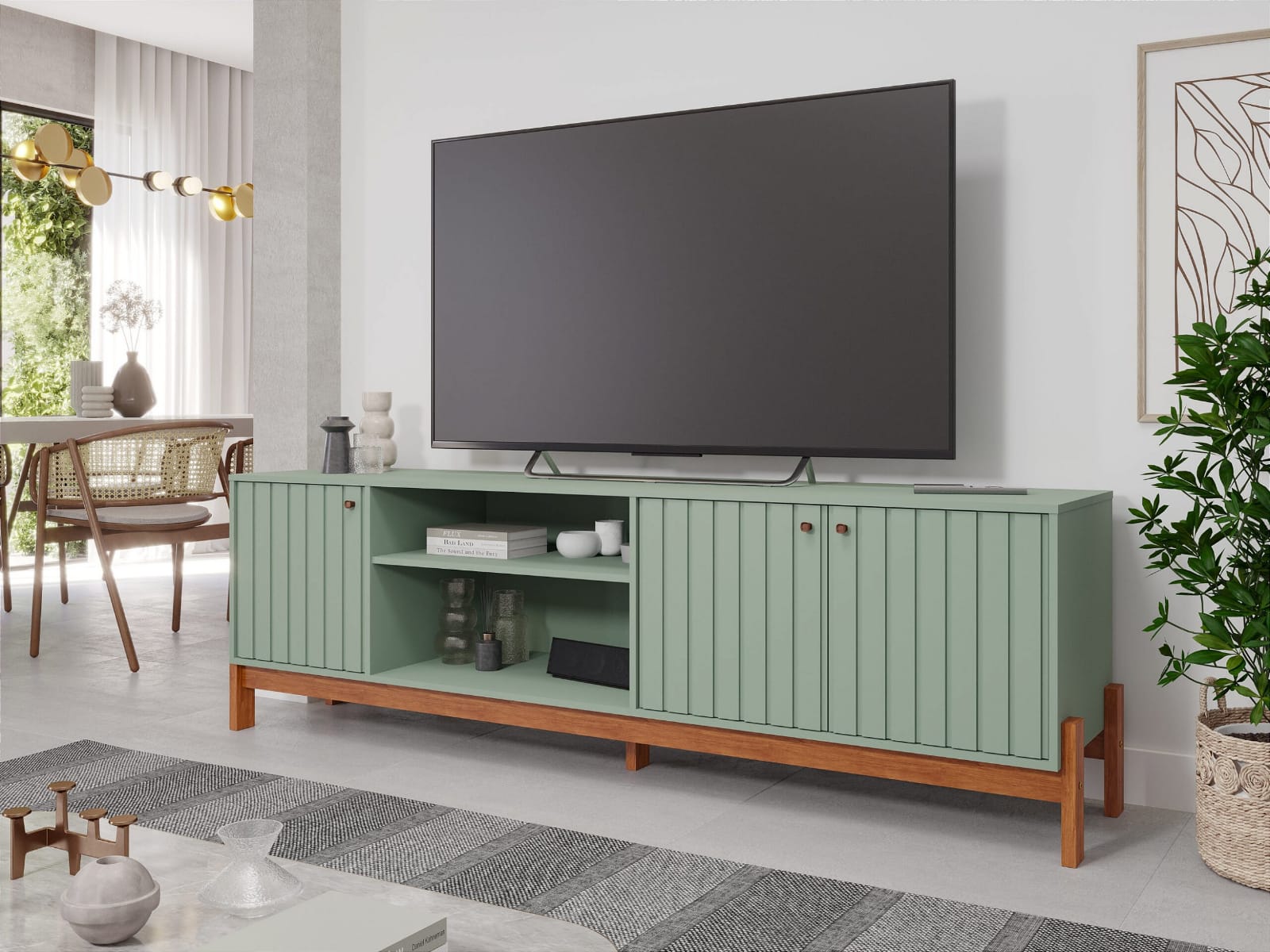 Bancada Holanda + Painel Trend Permóbili 