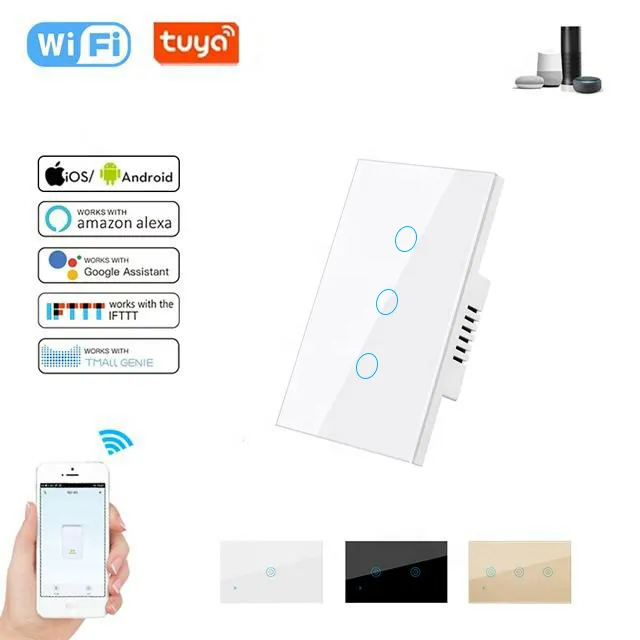 Interruptor inteligente Tuya WiFi control de voz