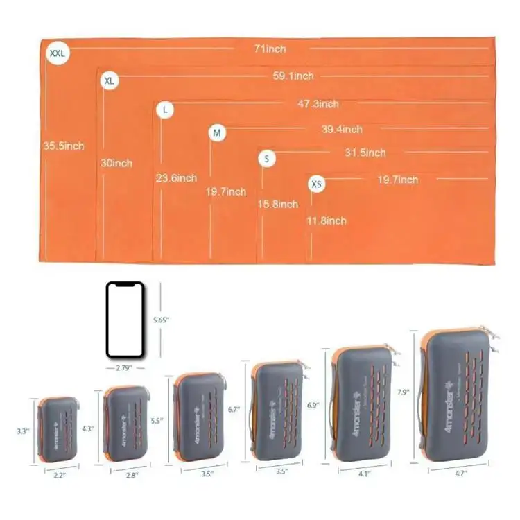 Toalla de microfibra de secado rápido