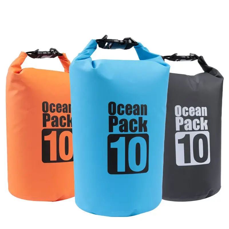Bolsa seca de PVC impermeable para deportes al aire libre
