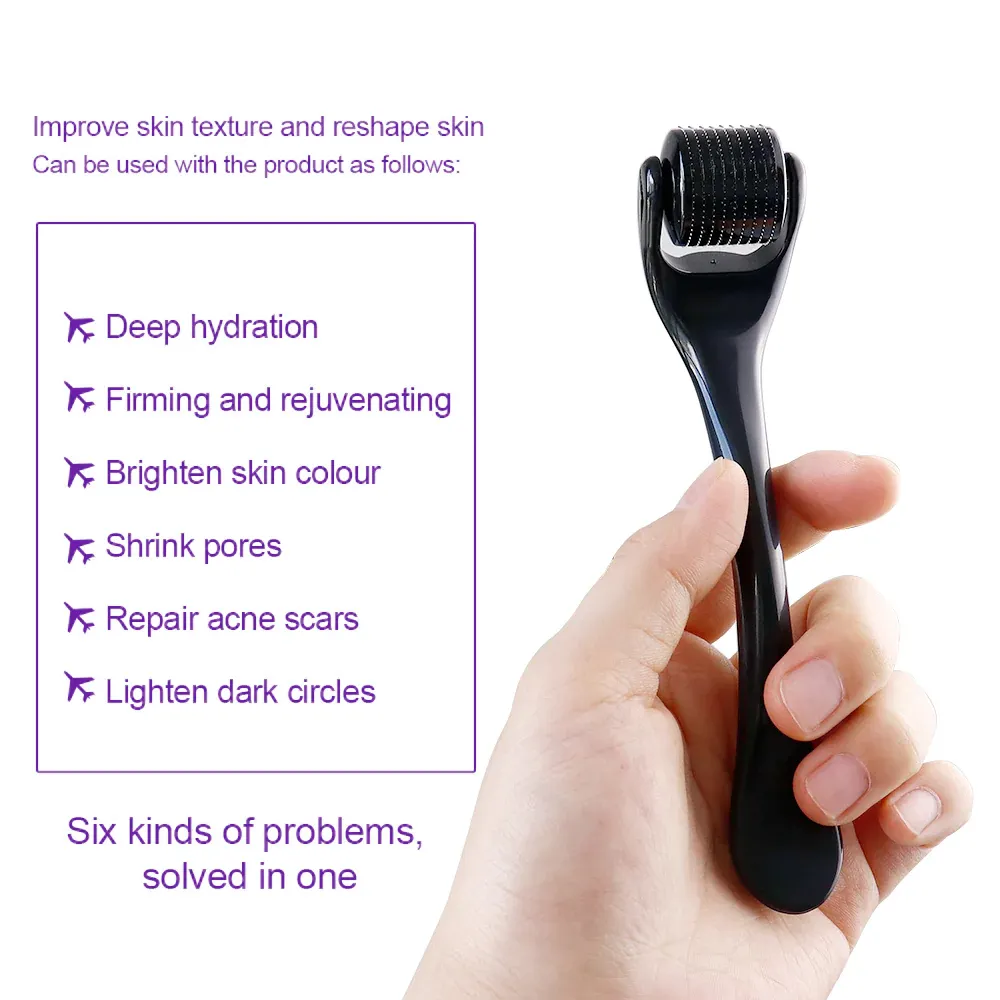 Micro Aguja Piel Facial Microneedling Acero Titanio