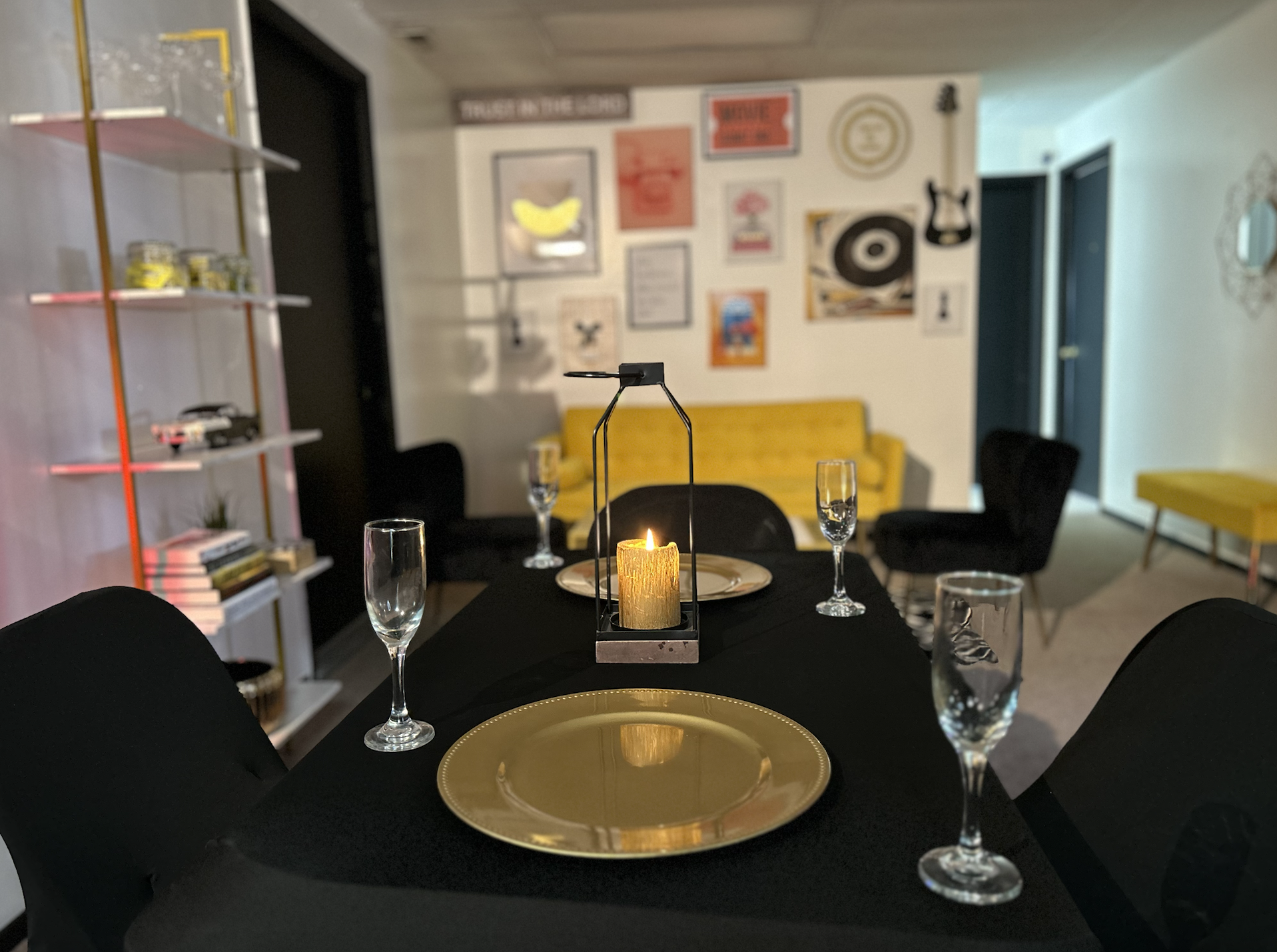 Booking Deposit | 4 hour Special Rate $225 : Weekend Rental Friday-Saturday| MLBC Living Room Event Space