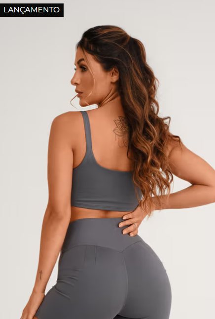 Conjunto Let's Gym Basic Colors Grafite