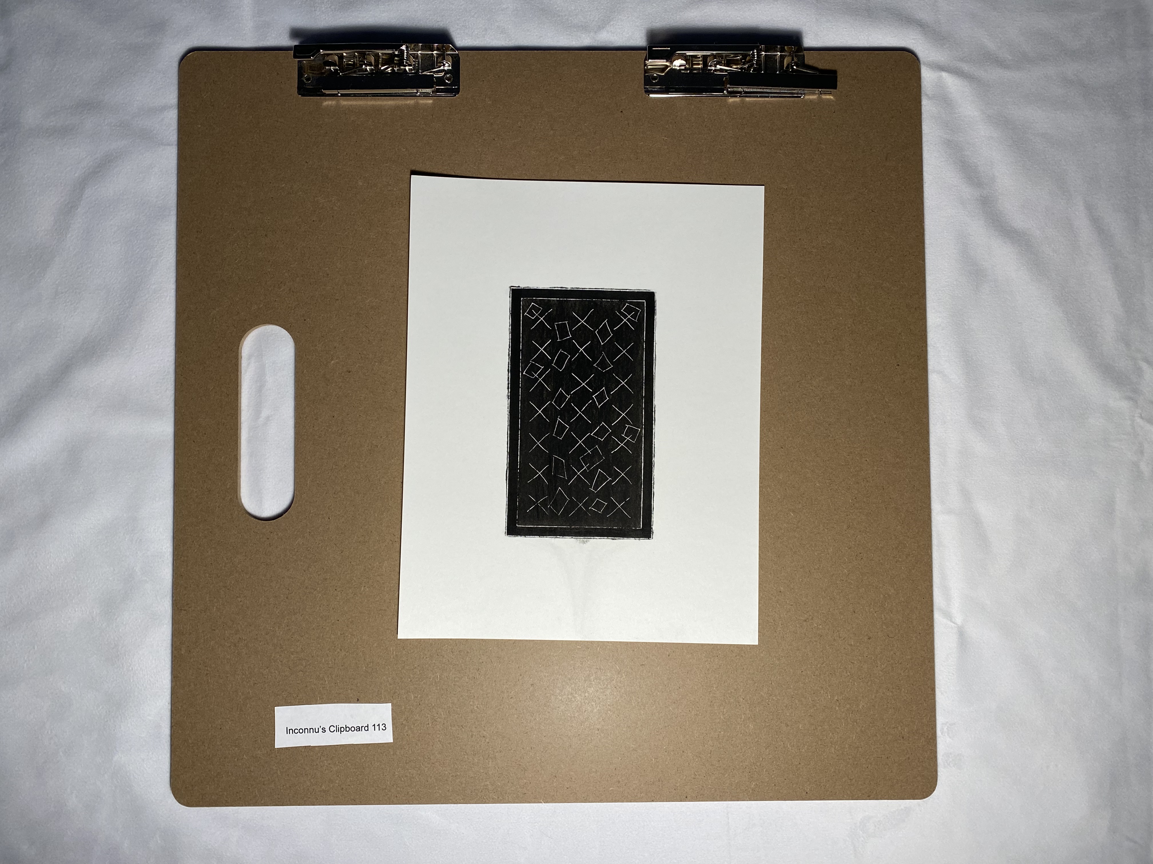 Cluster's and twisted squares No. 1