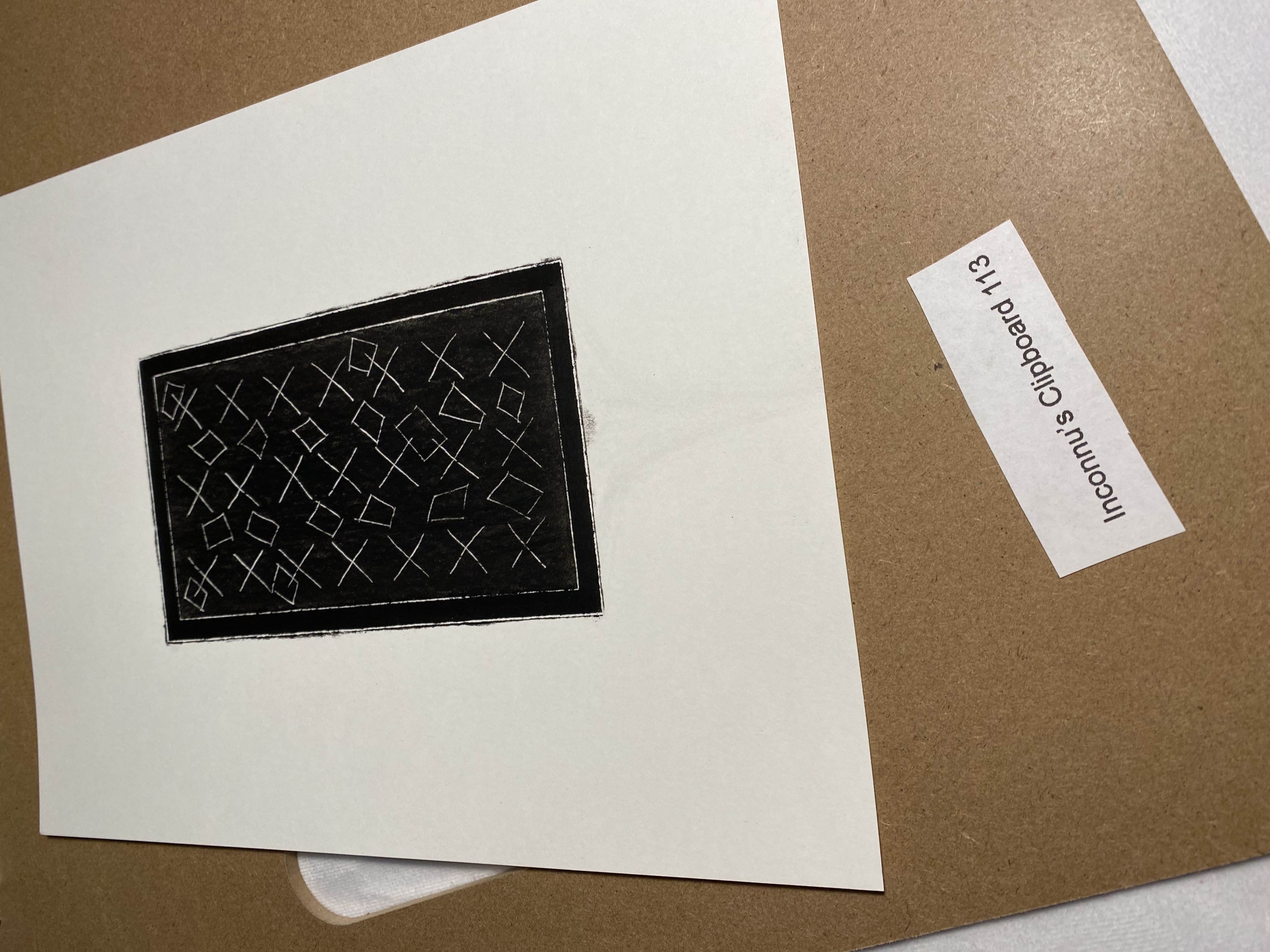 Cluster's and twisted squares No. 1