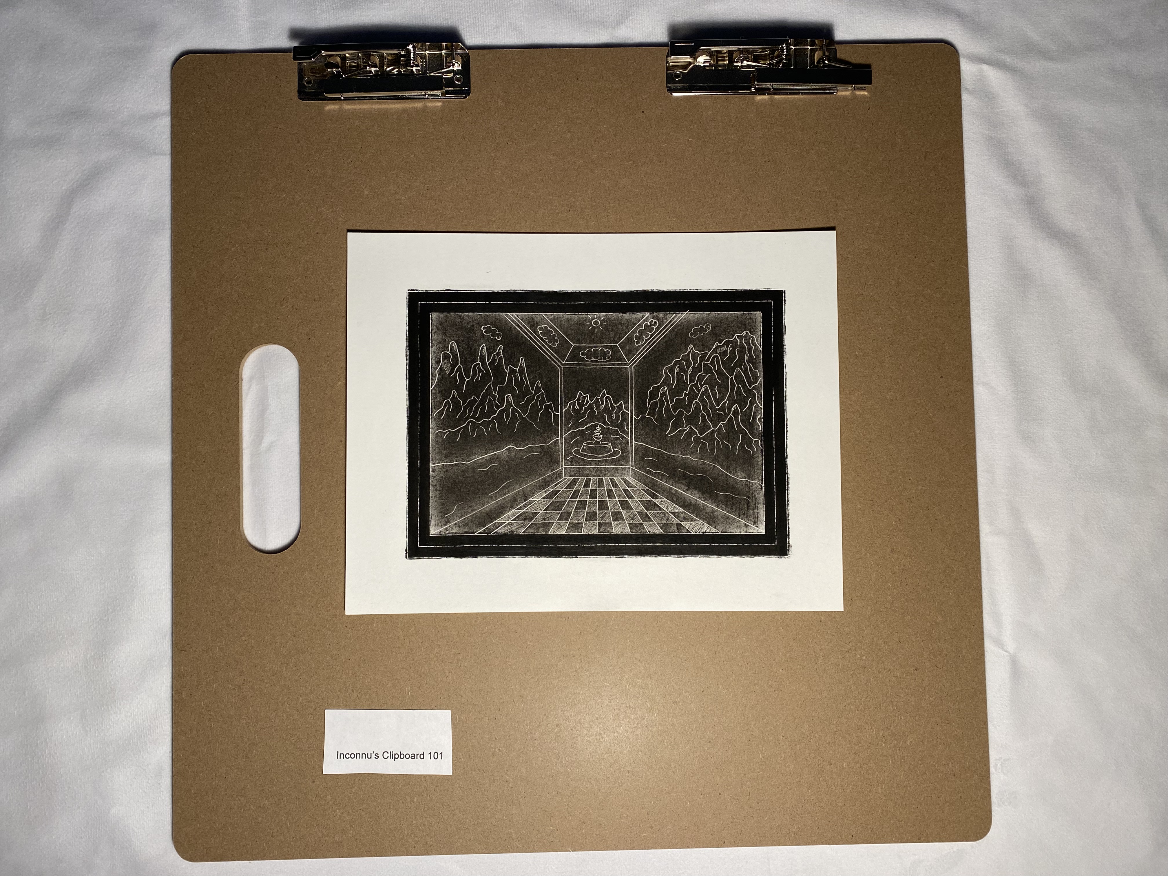 Gemstones under the fountain No. 1