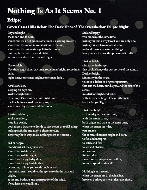 Nothing Is As It Seems No. 1 Eclipse 