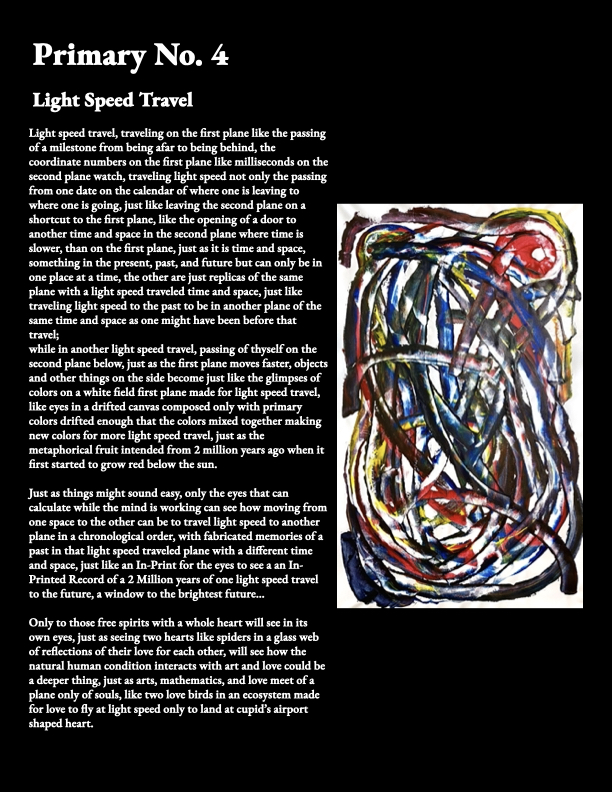 Primary No. 4 Light Speed Travel 