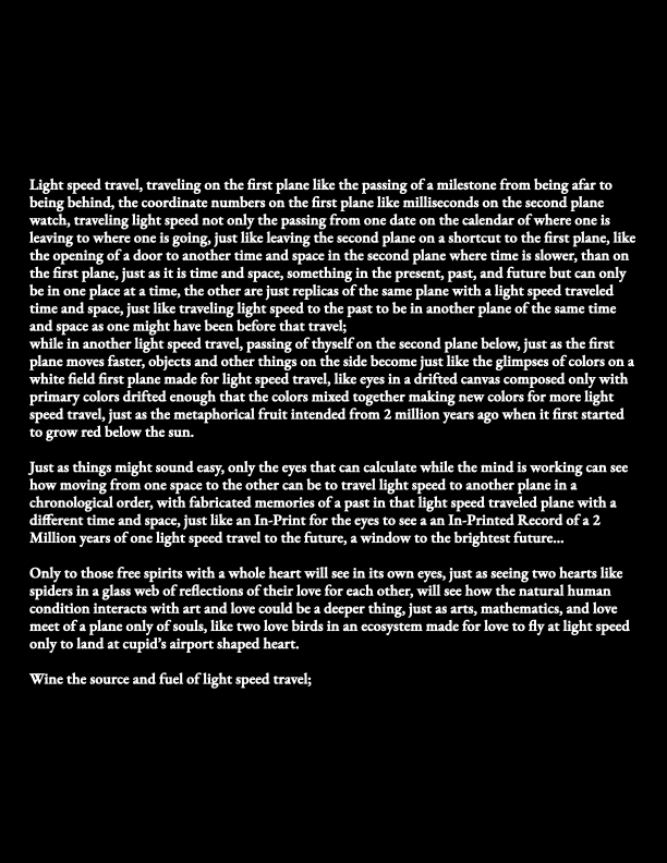 Primary No. 4 Light Speed Travel 