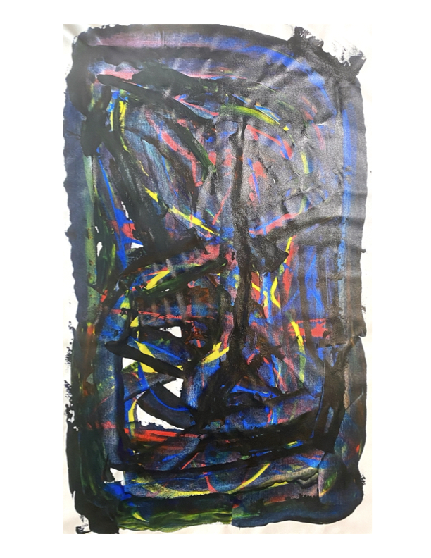  Primary No. 5  Deep Dark Space In Primary Colors