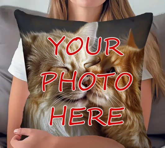 Personalisierte Fotokissen