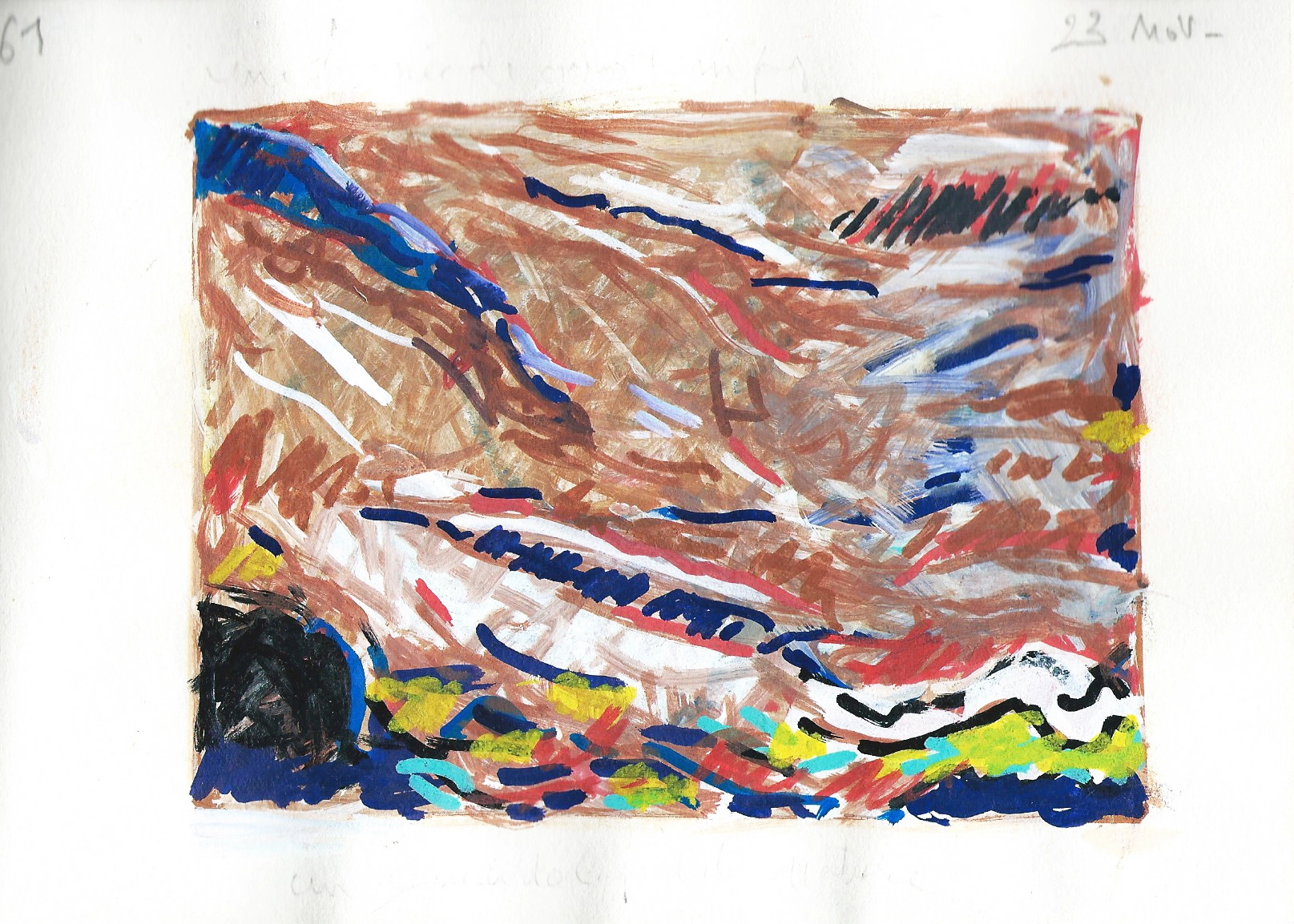 Empreintes terrestres - 15x20 cm