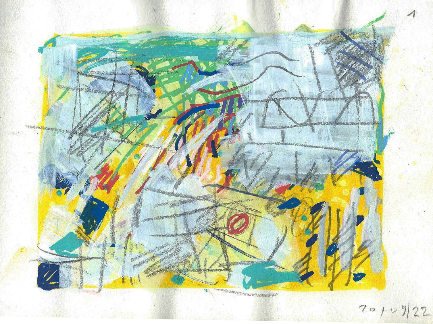 Symphonie chromatique en révolte - 15x20 cm