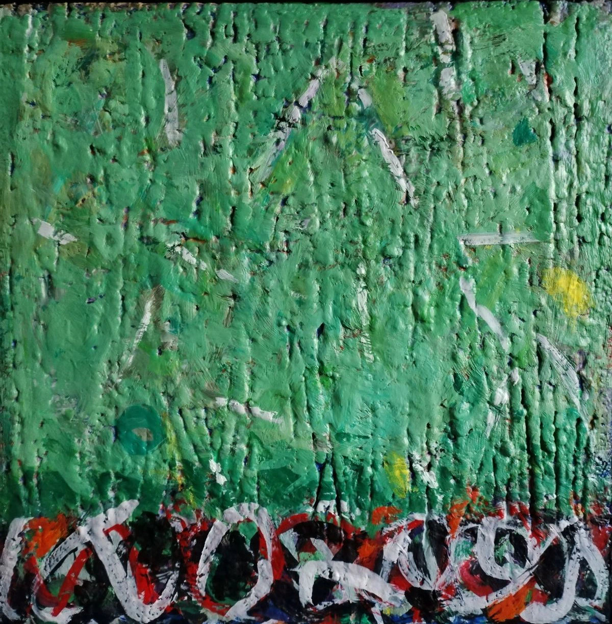 Racines en révolte  - 40x40 cm