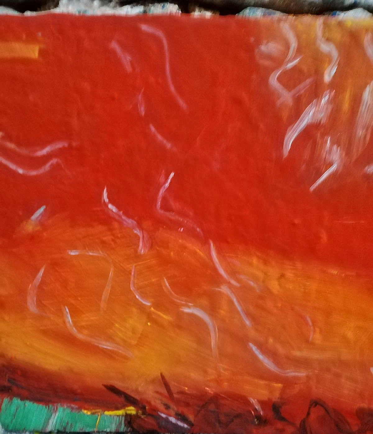 Danse du Feu Éternel  - 40x40 cm