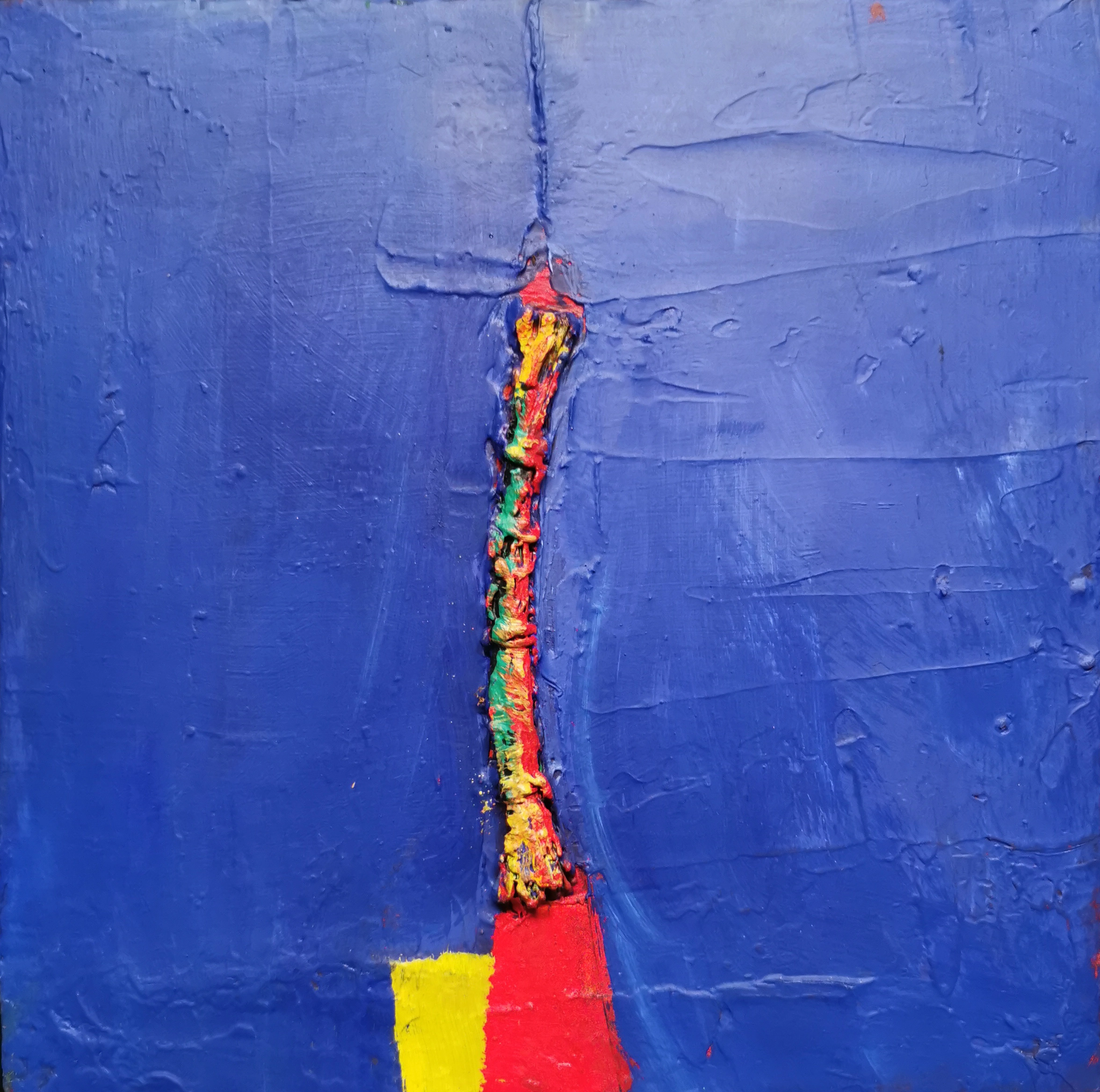 Fissure chromatique  - 40x40 cm