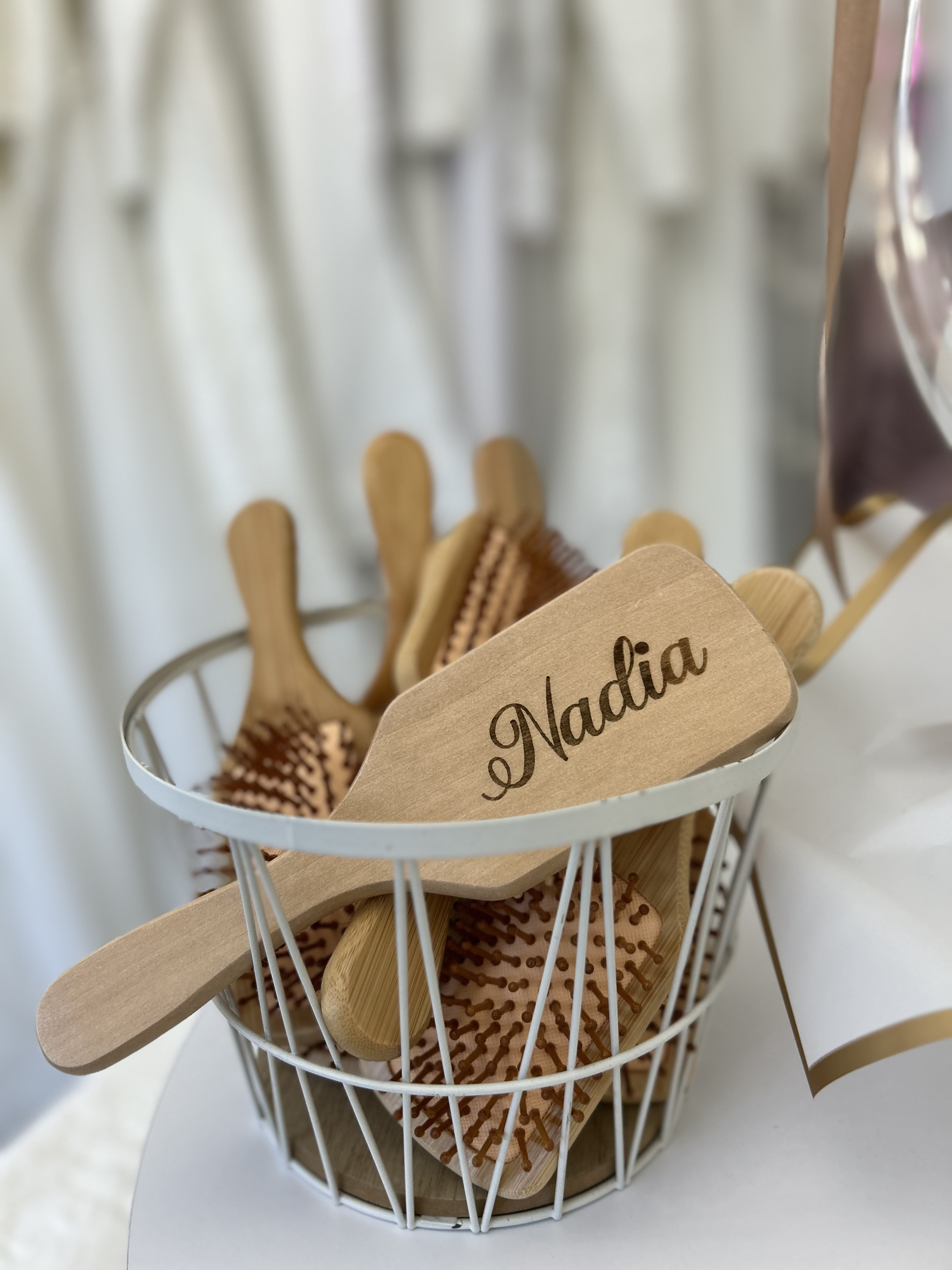 Brosse à cheveux en bois