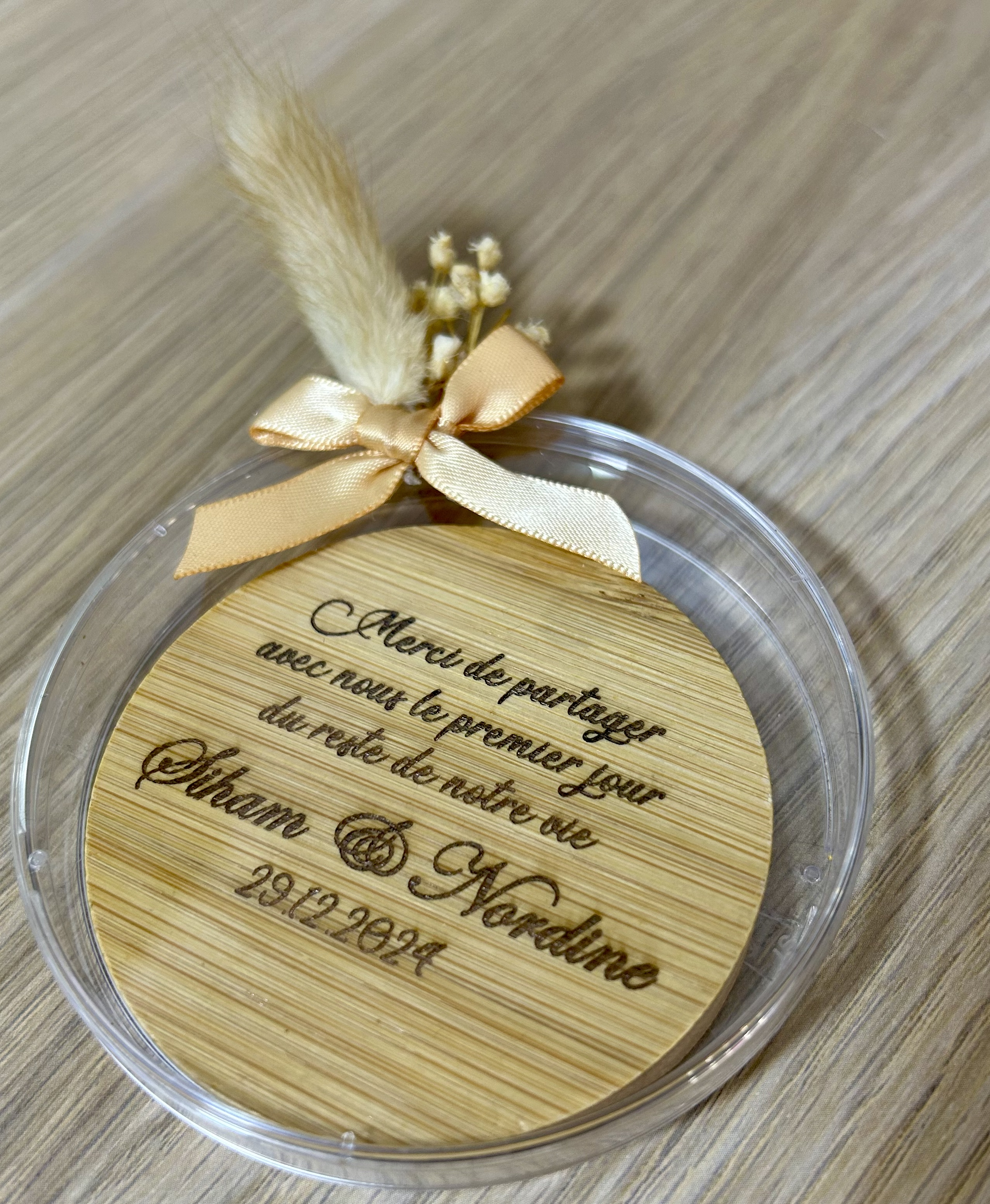 Miroir de poche personnalisé - Lot de 10