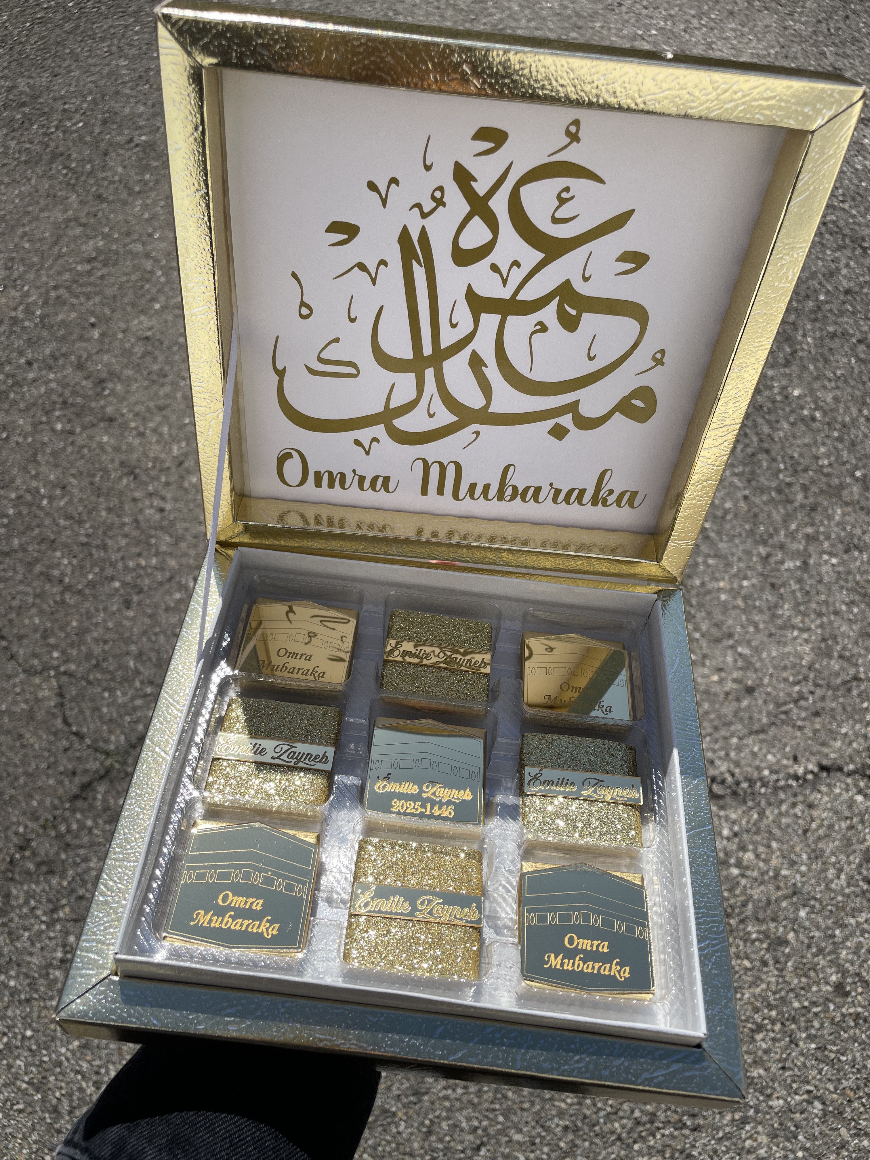 Coffret Chocolats au Lait "Omra Moubaraka"