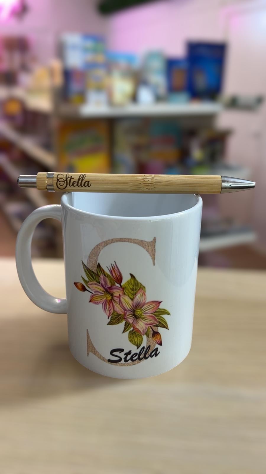 Lot stylo + tasse personnalisés