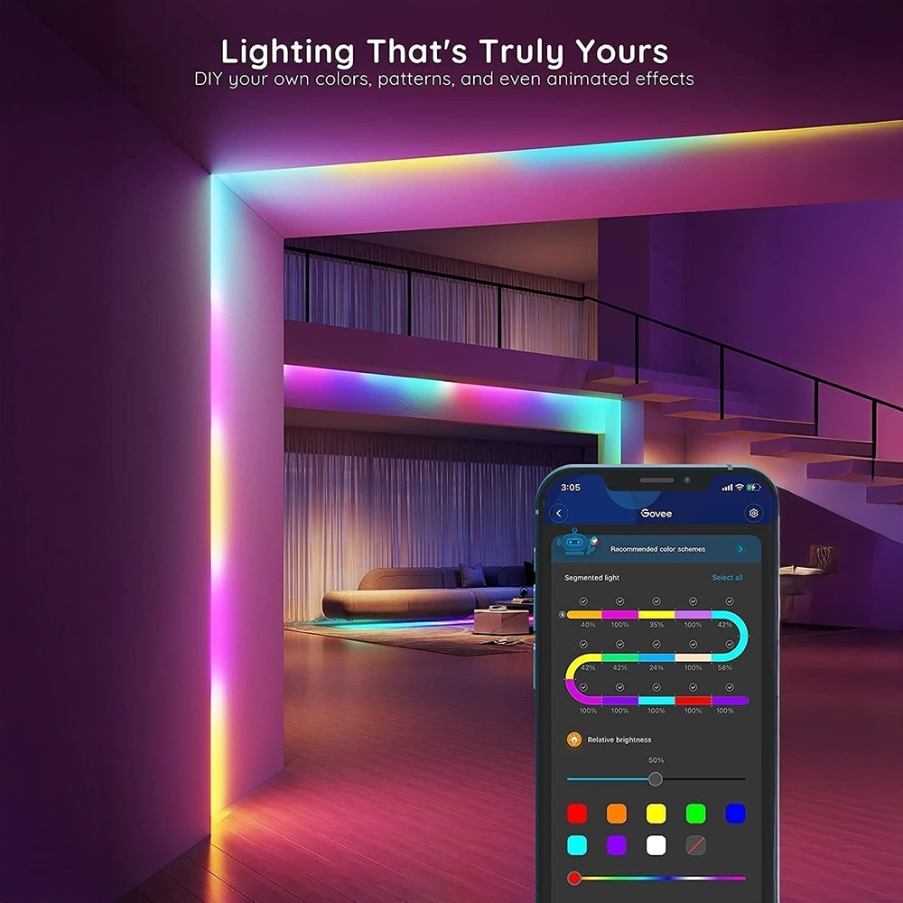 نشره RGBICW كوفي IP65 ماتر وايفاي و بلوتوث / 5 متر