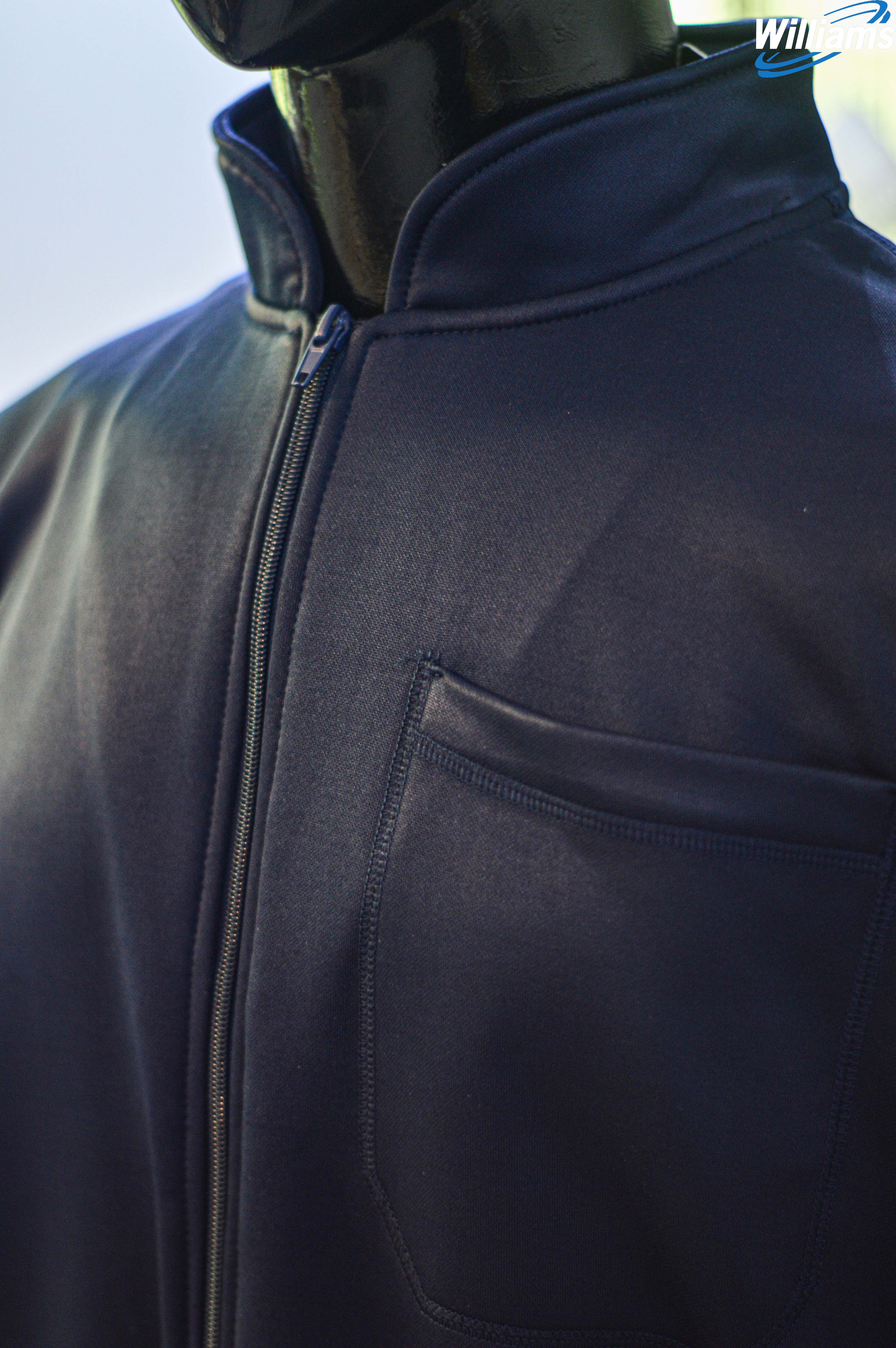 Dark Blue Men's Scrub Jacket | William Sons Corp