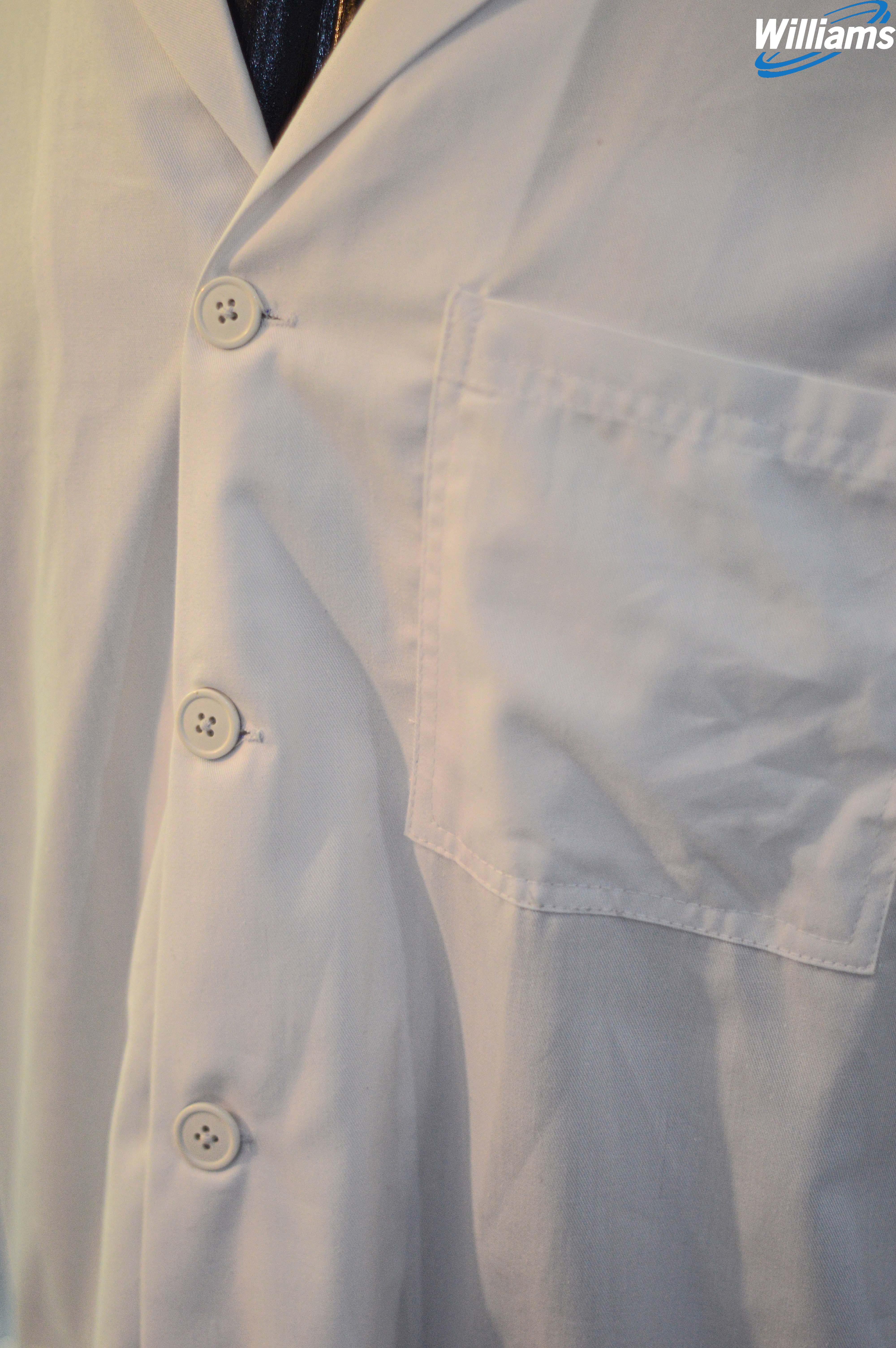 White Unisex Lab Coat | Professional & Functional | William Sons Corp