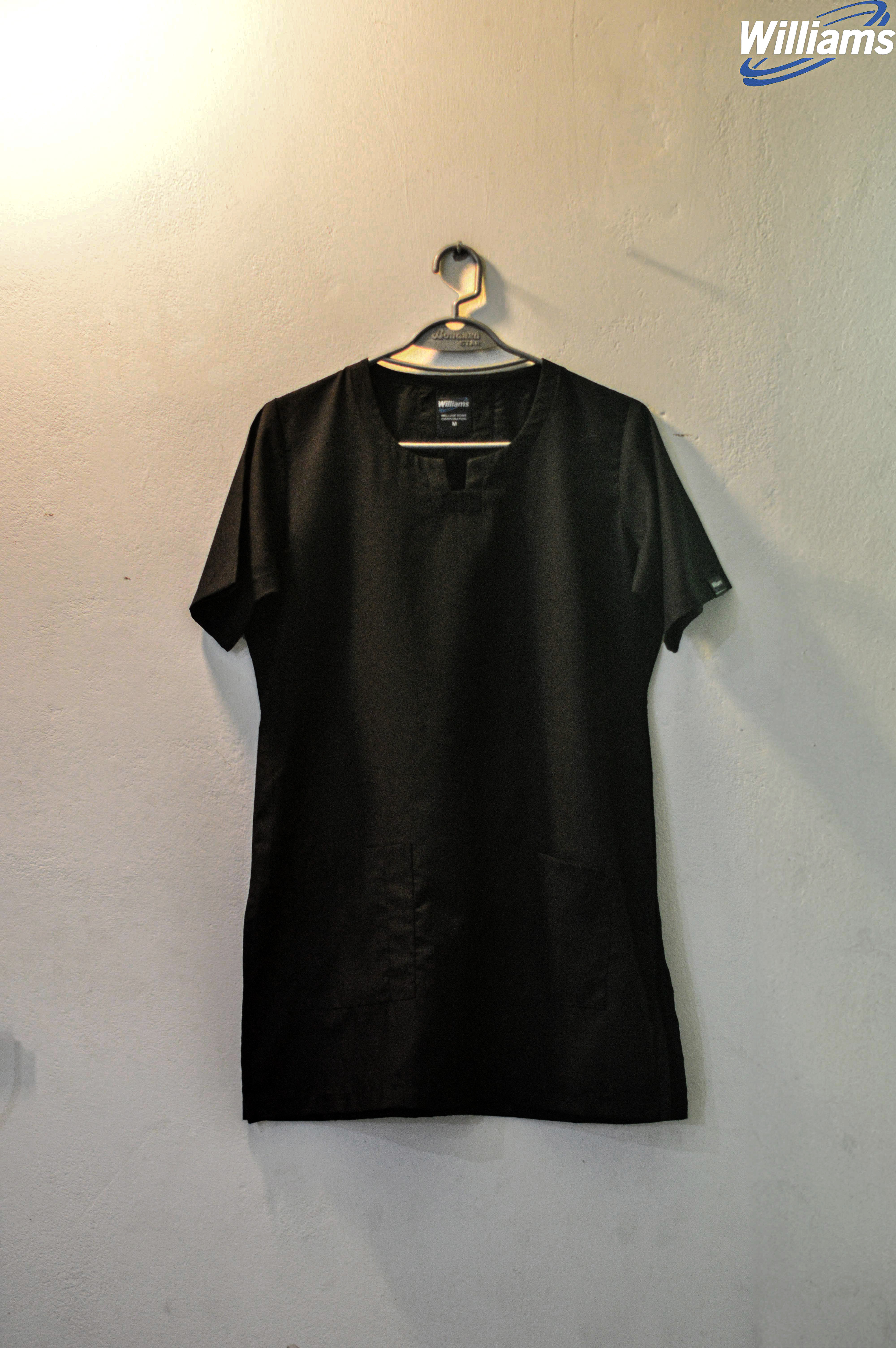 Women's Black  Scrub Set | William Sons Corp