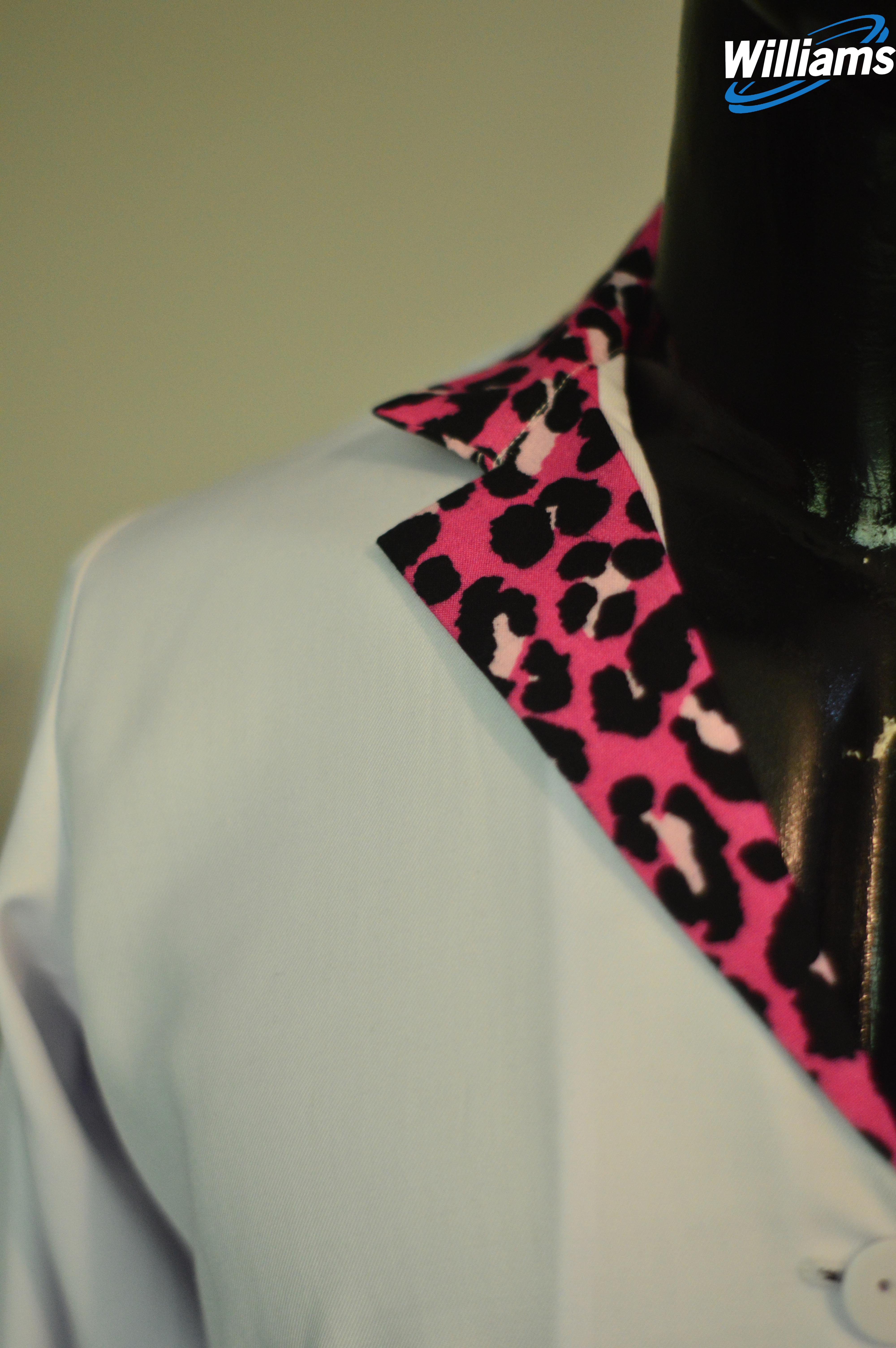 Pink Cheetah Print Lab Coat | William Sons Corp