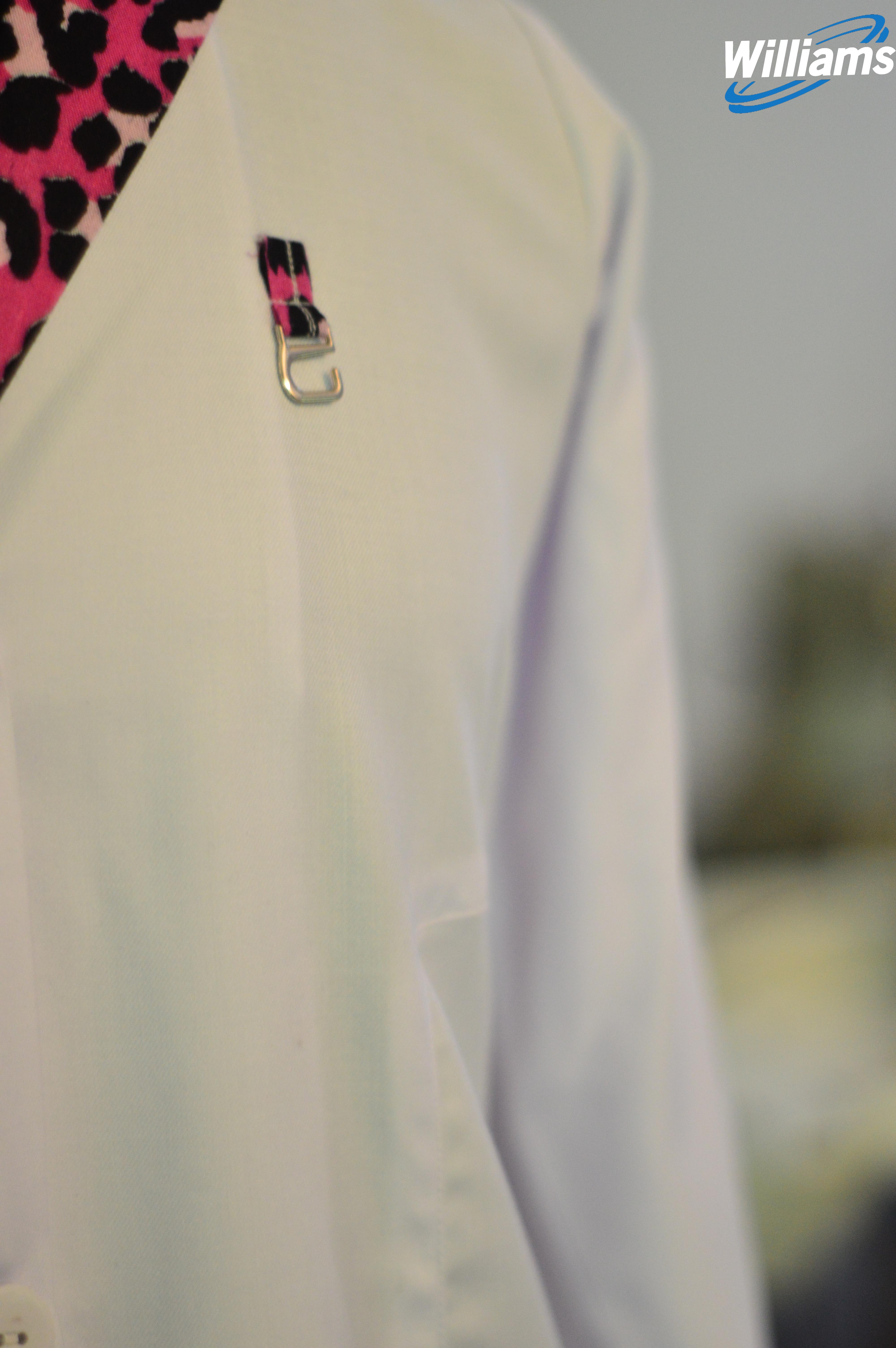 Pink Cheetah Print Lab Coat | William Sons Corp