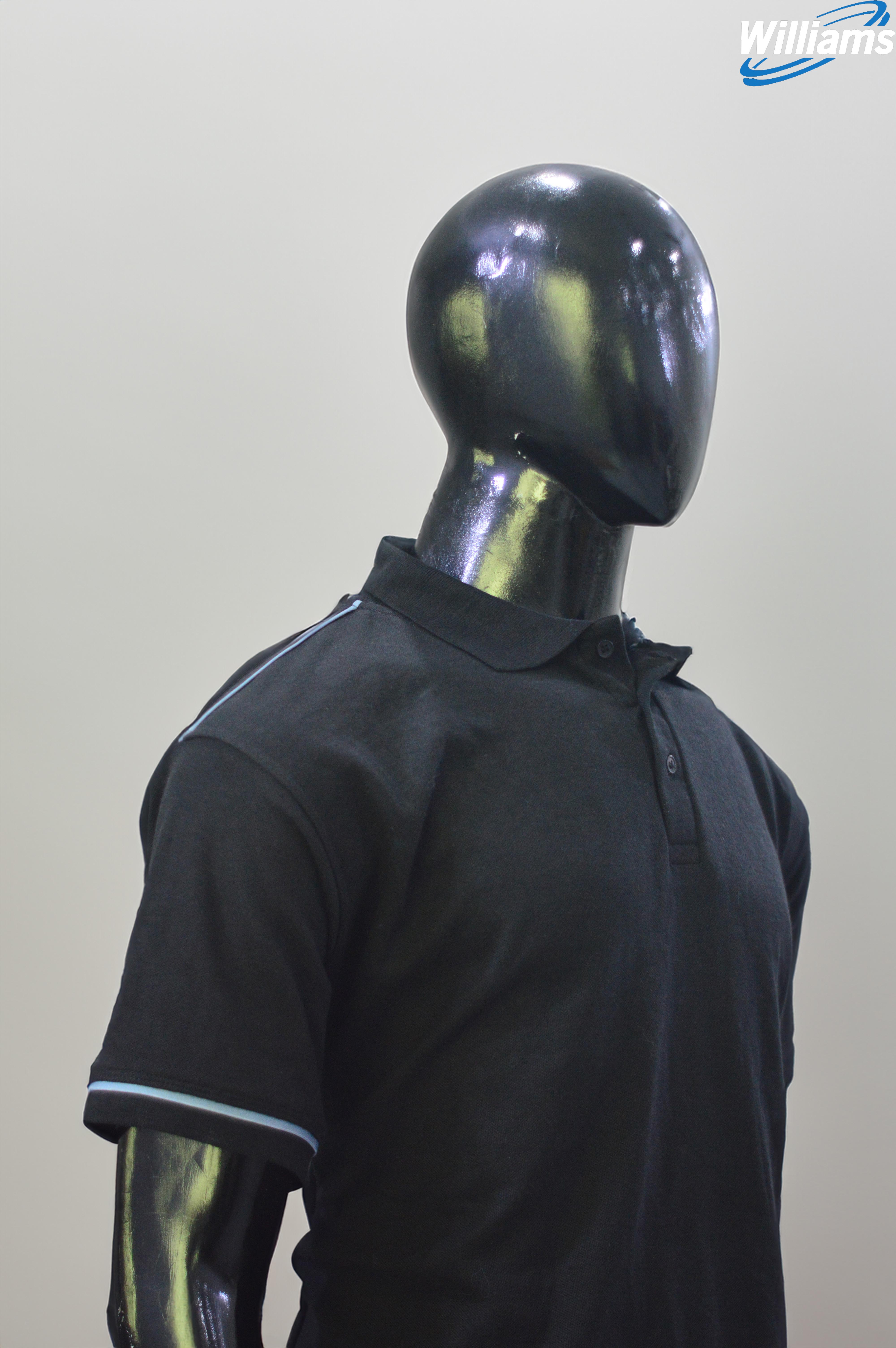 Deep Black Men's Polo | William Sons Corp