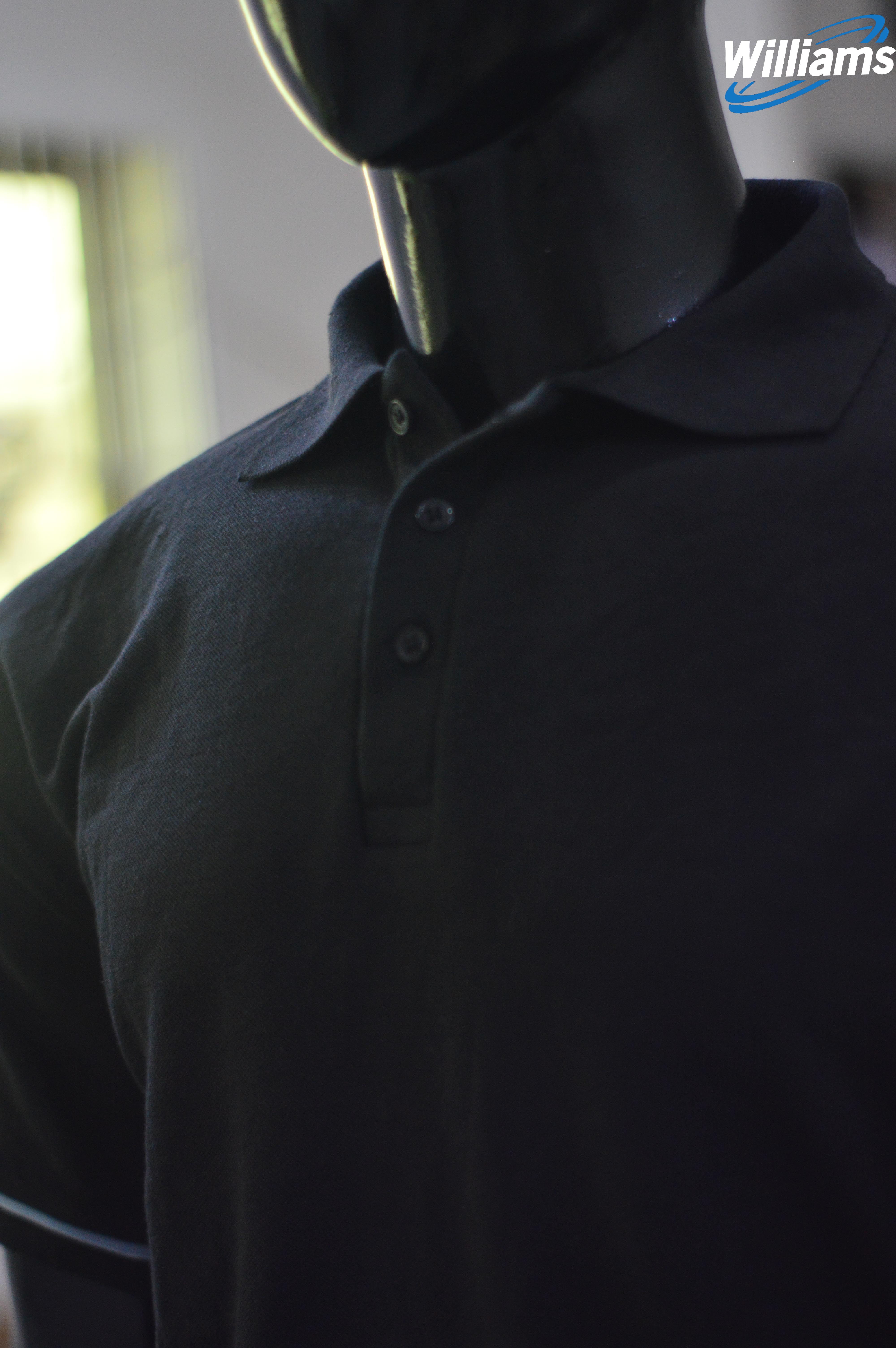 Deep Black Men's Polo | William Sons Corp