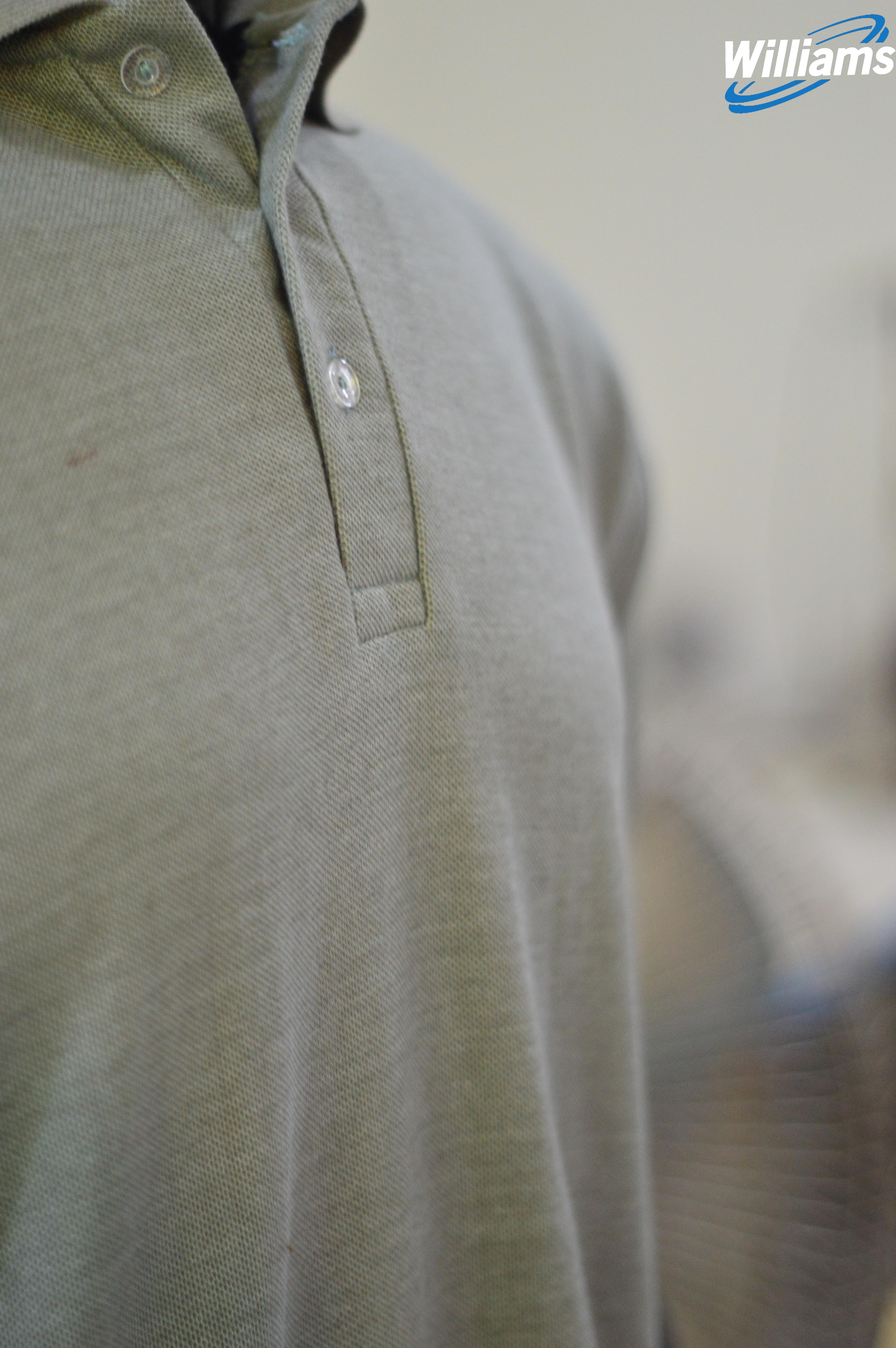 Men's Heather Grey Polo | William Sons Corp
