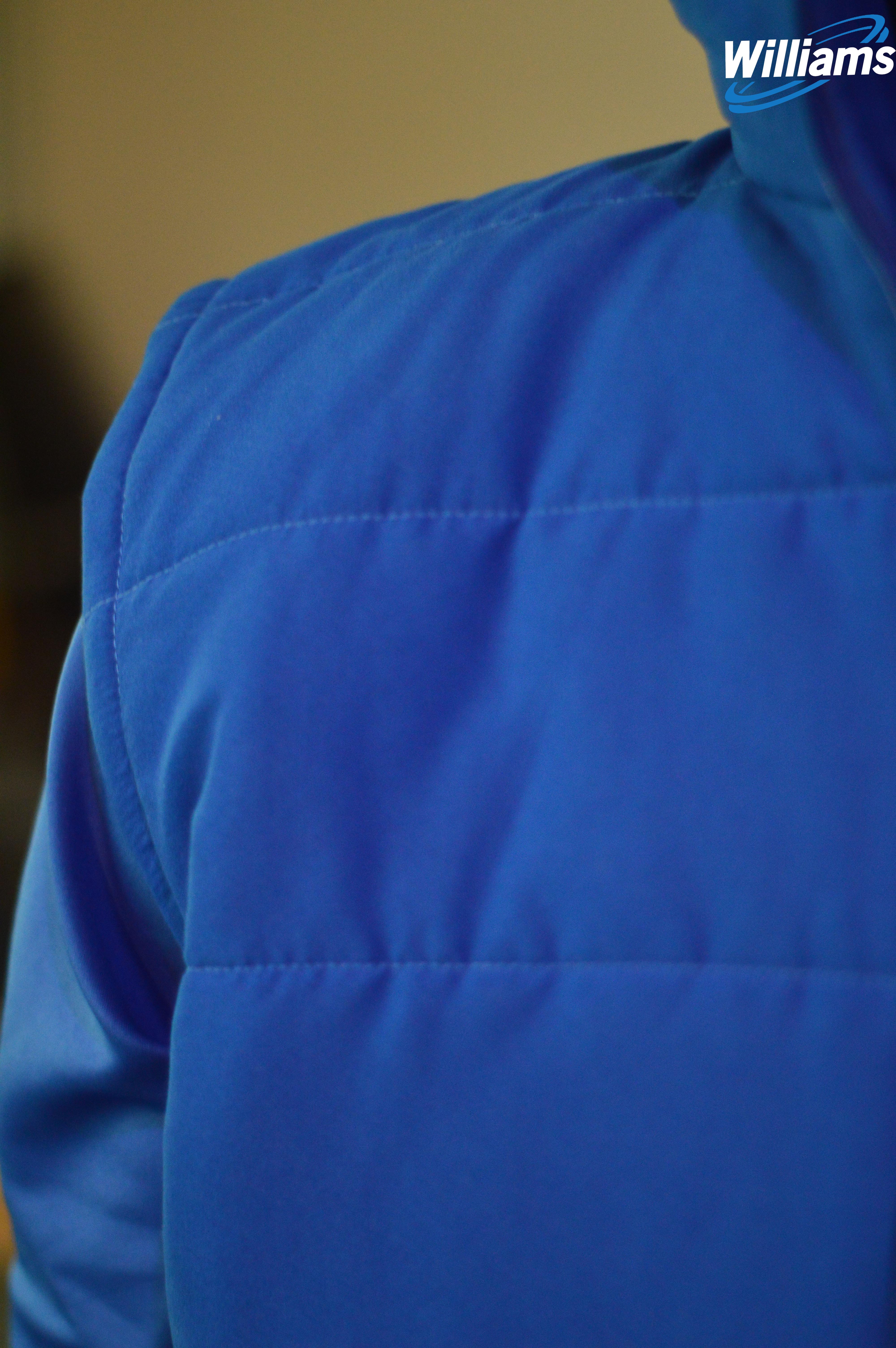 Blue Sleeveless Puffer | William Sons Corp