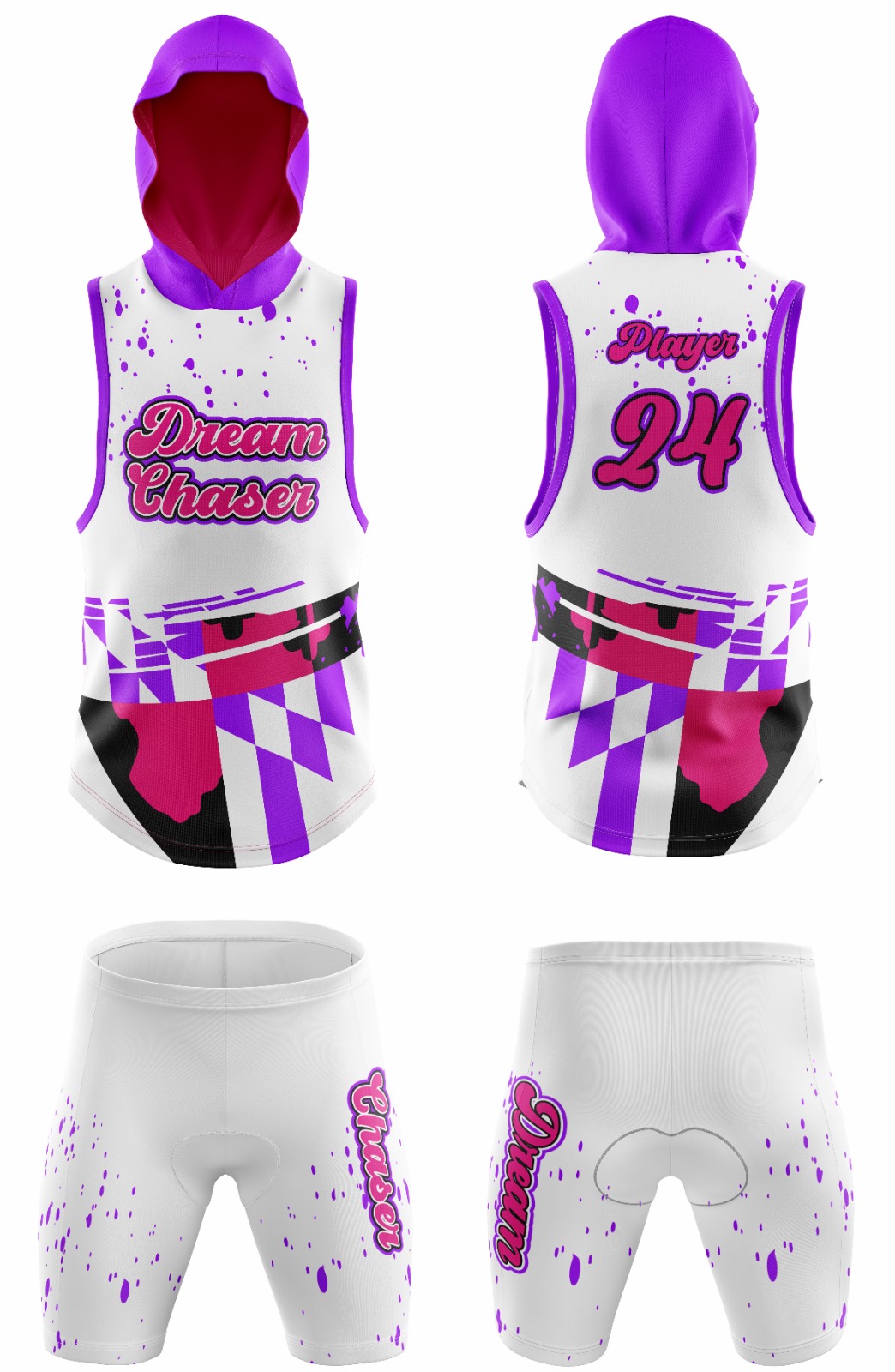 CUSTOM HOODED 7V7 FLAG FOOTBALL UNIFORM