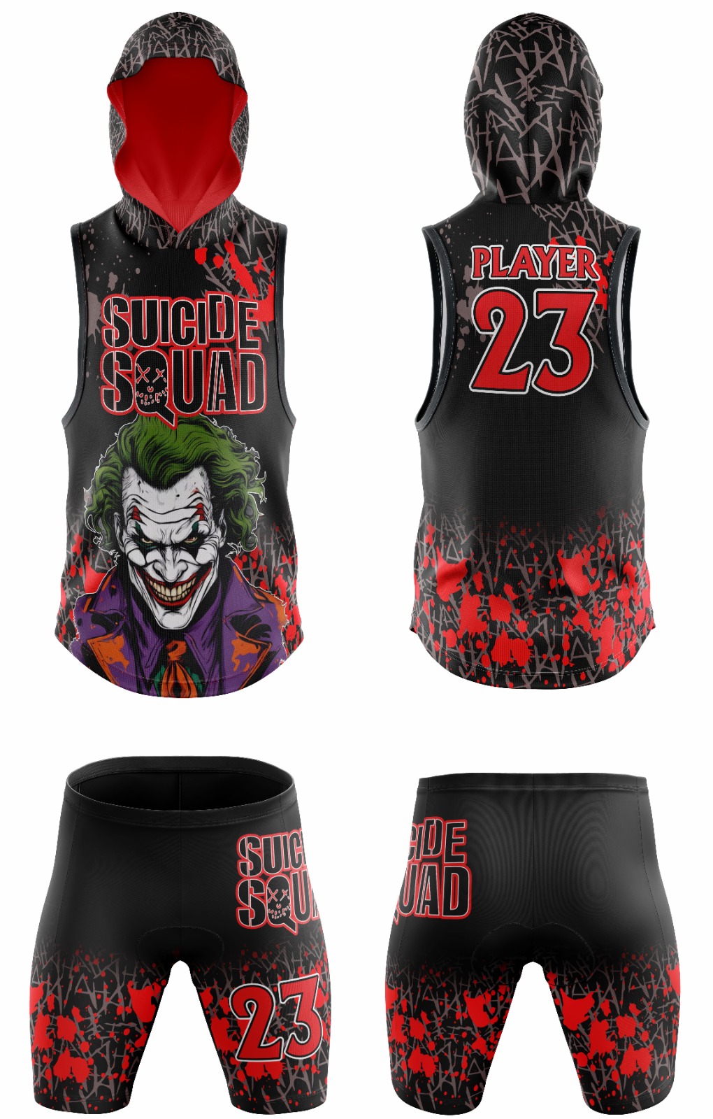 SUICIDE SQUAD 7V7 HOODED FLAG UNIFORM