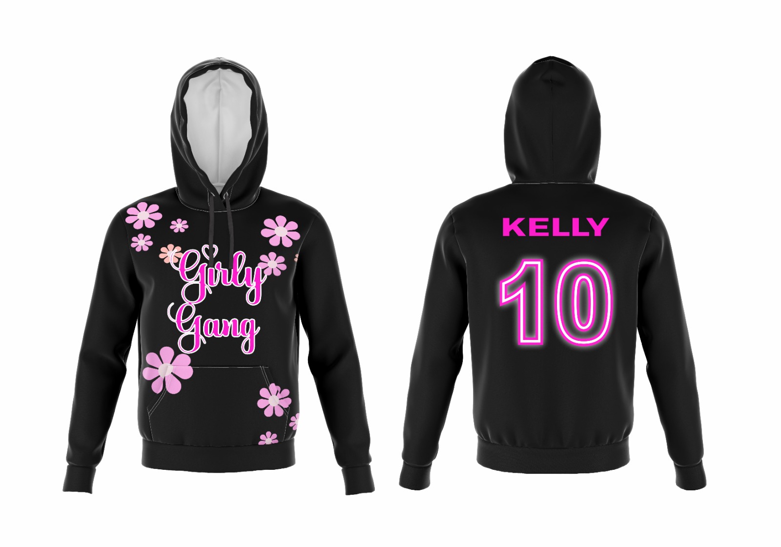 Custom Girly Gang Hoodie