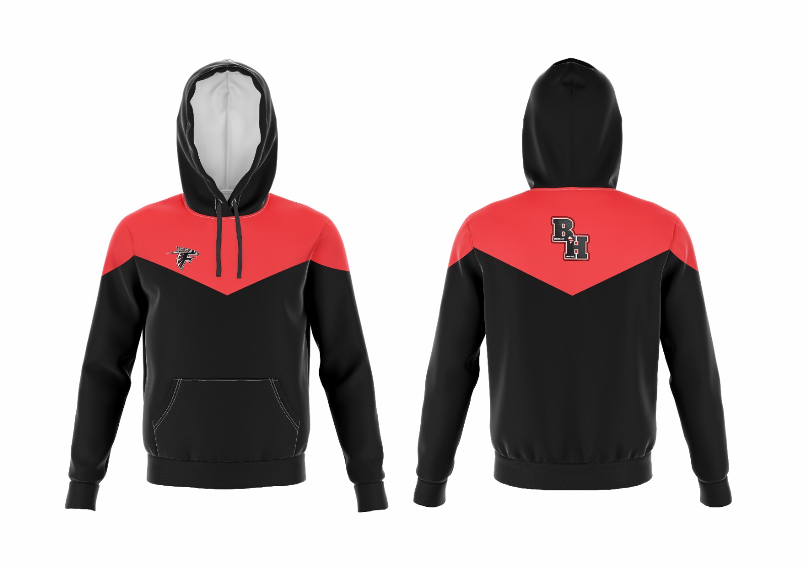 Black and Red Hoodie