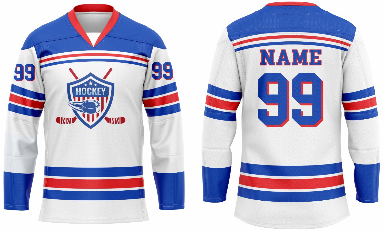 Fully Customizable Hockey Jersey