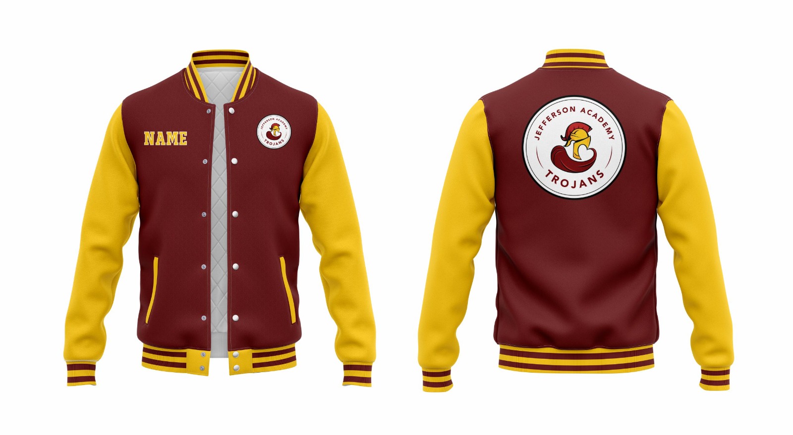 Jefferson Academy Trojans Varsity Jacket