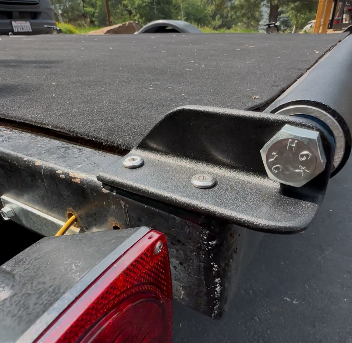 Raft Trailer Roller Bar