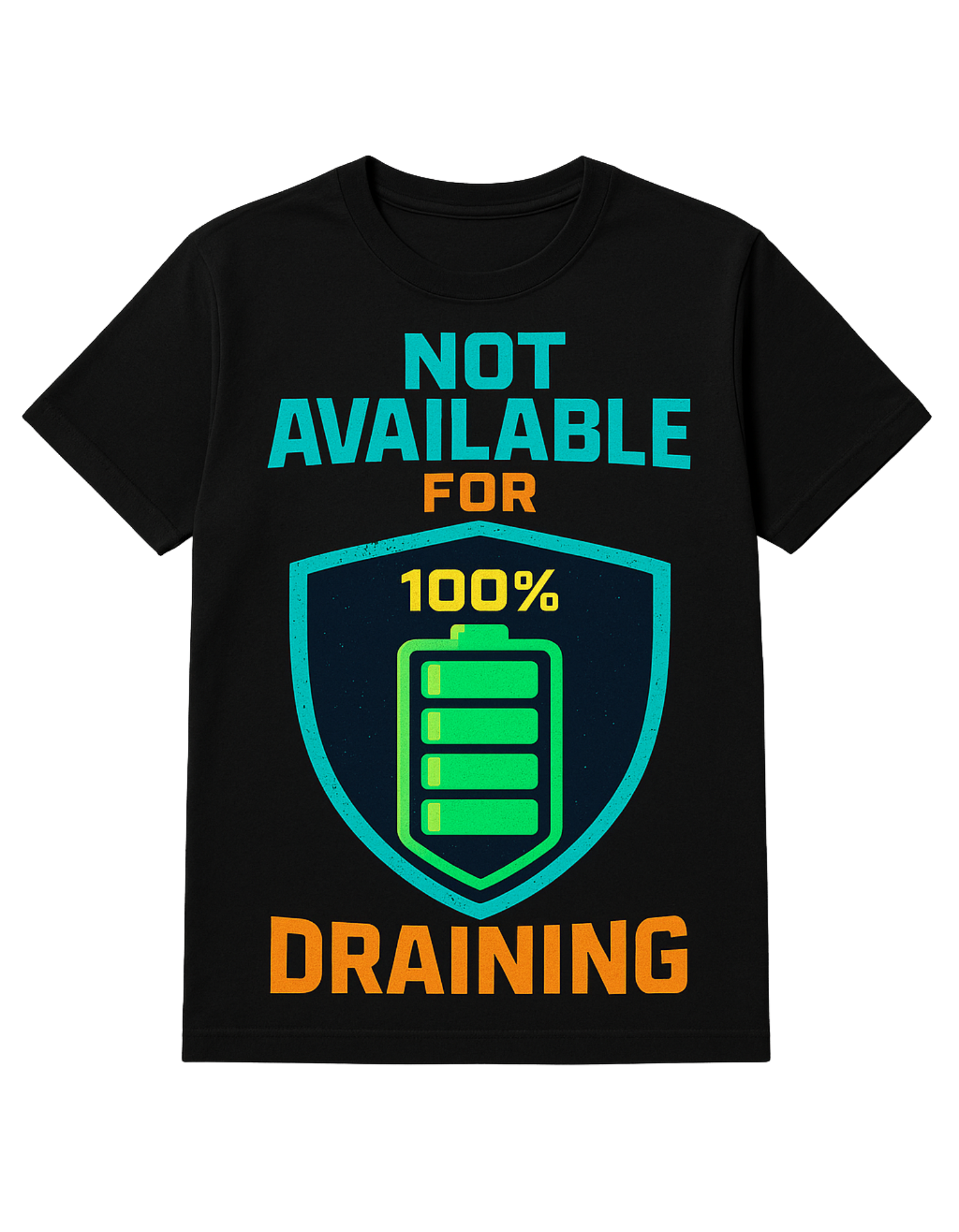 ⚡ Not Available for Draining Tee – Energy Protection Shirt