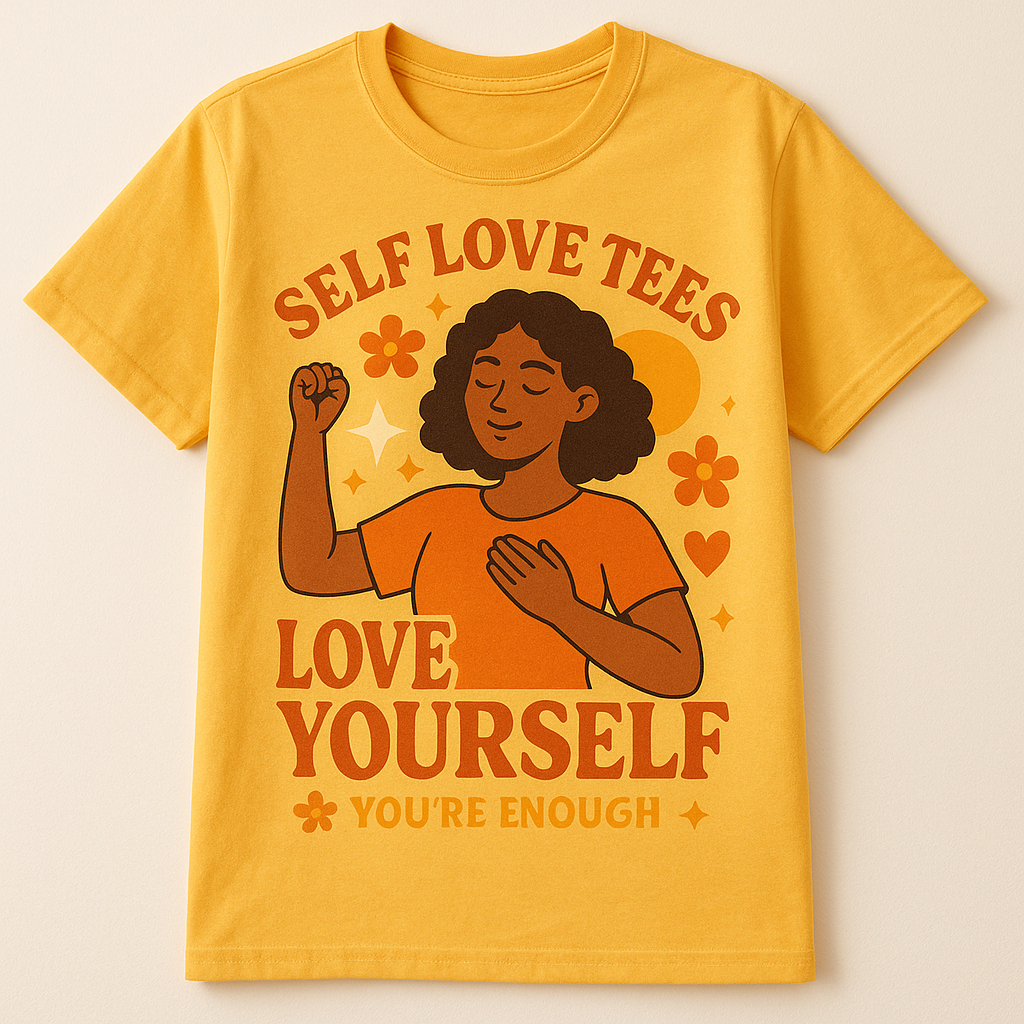 🌼 Love Yourself Tee – “You’re Enough” Empowerment Shirt