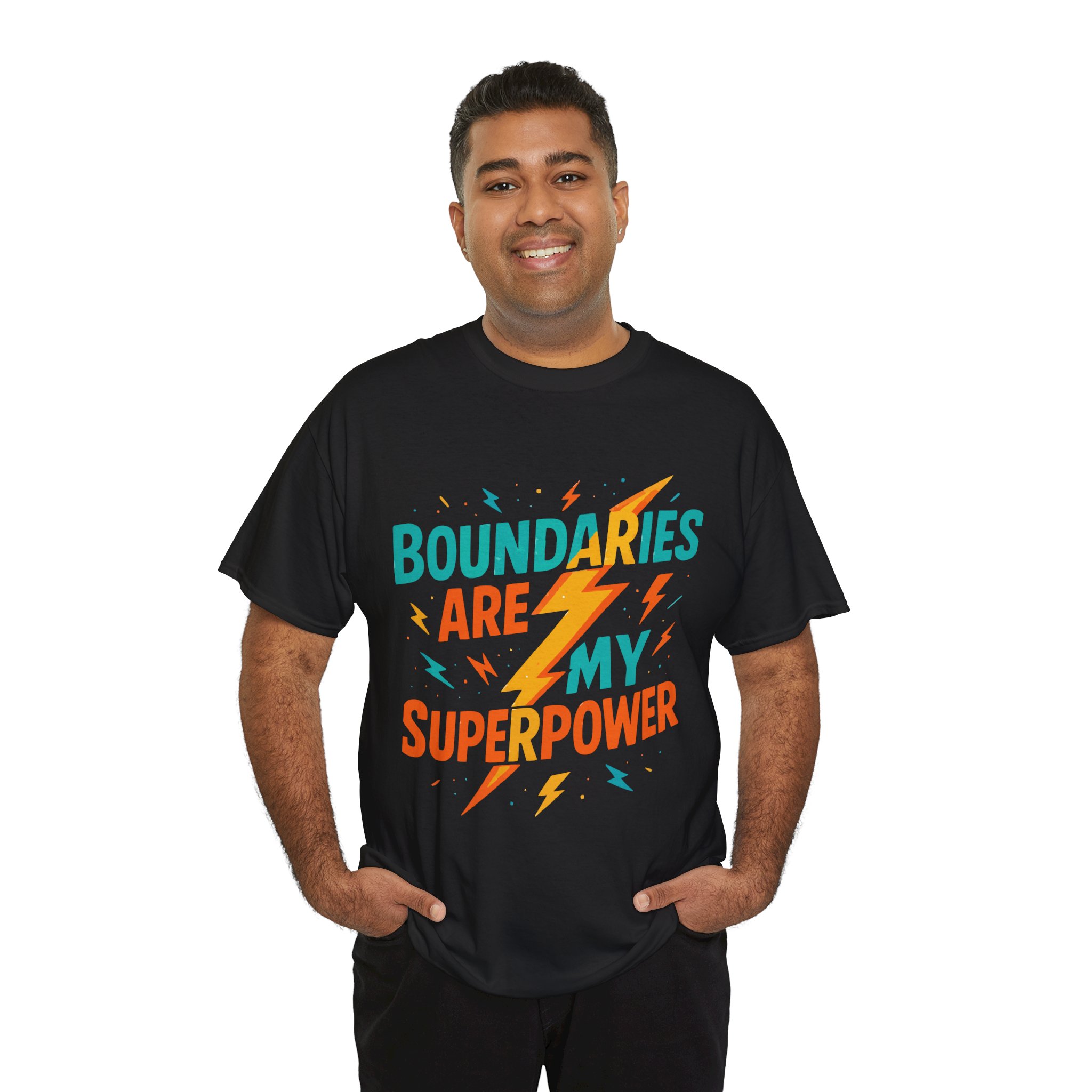 Boundaries Are My Superpower Tee – Bold Empowerment Shirt